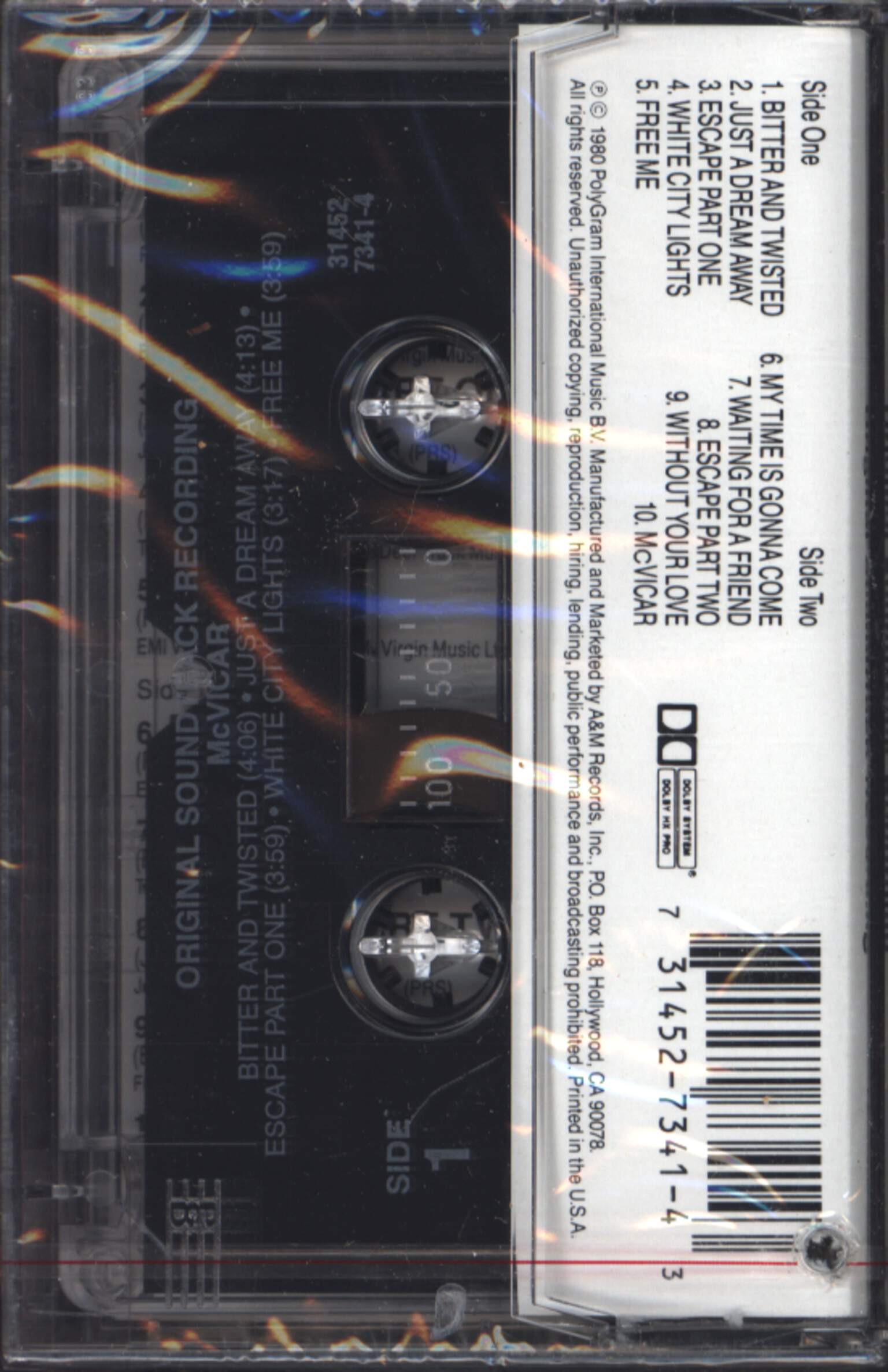Roger Daltrey: McVicar (Original Soundtrack Recording), Compact Cassette