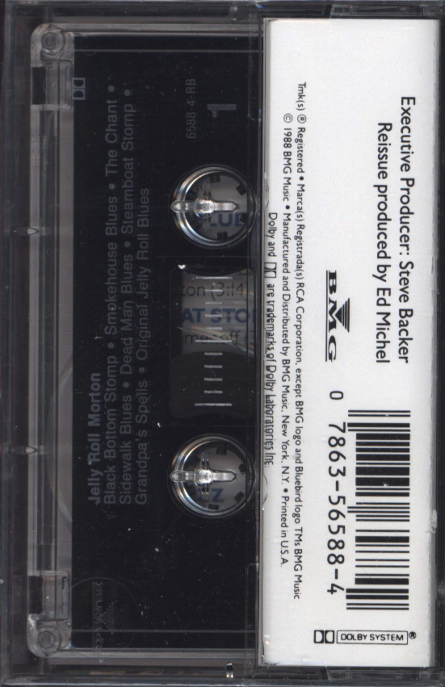 Jelly Roll Morton: The Pearls, Compact Cassette