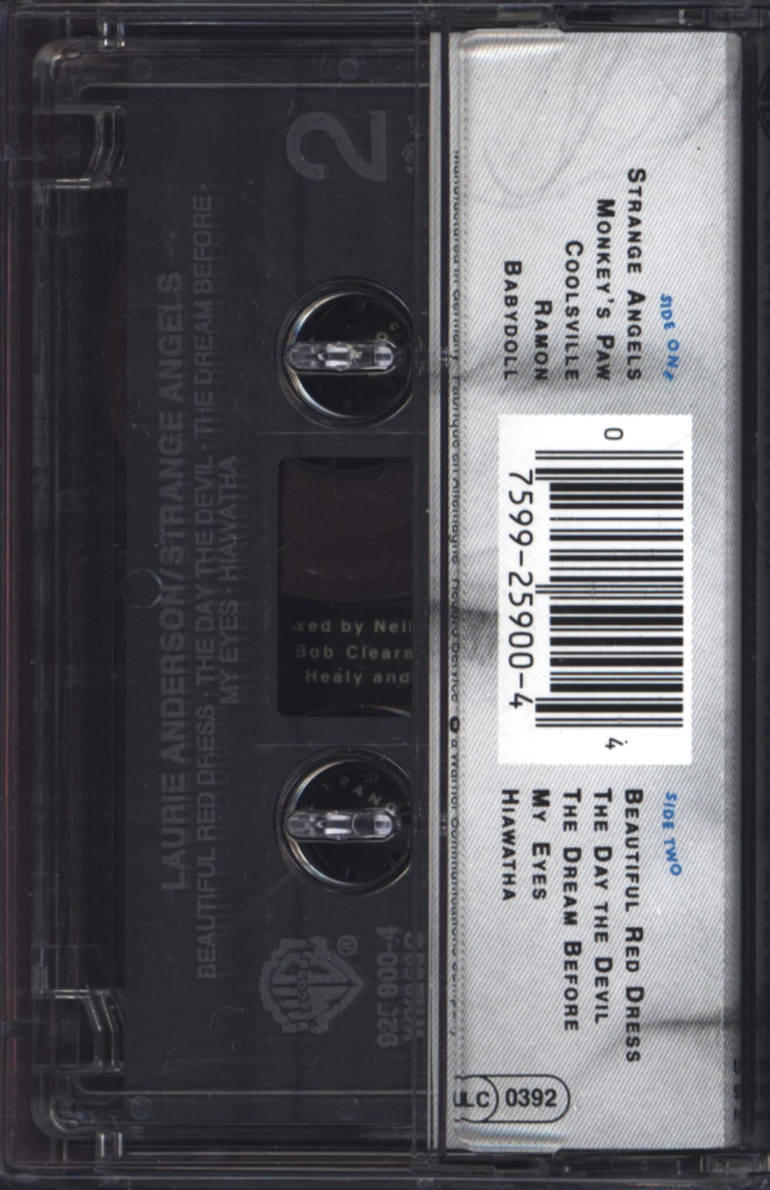Laurie Anderson: Strange Angels, Compact Cassette