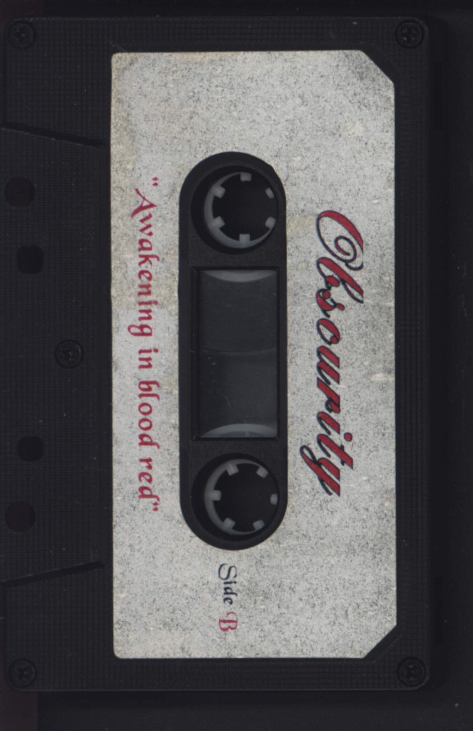 Obscurity: Awakening In Blood Red, Compact Cassette