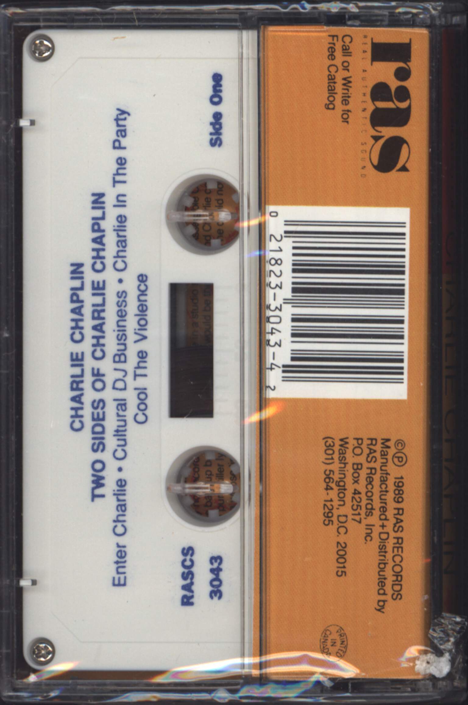 Charlie Chaplin: Two Sides Of Charlie Chaplin, Compact Cassette