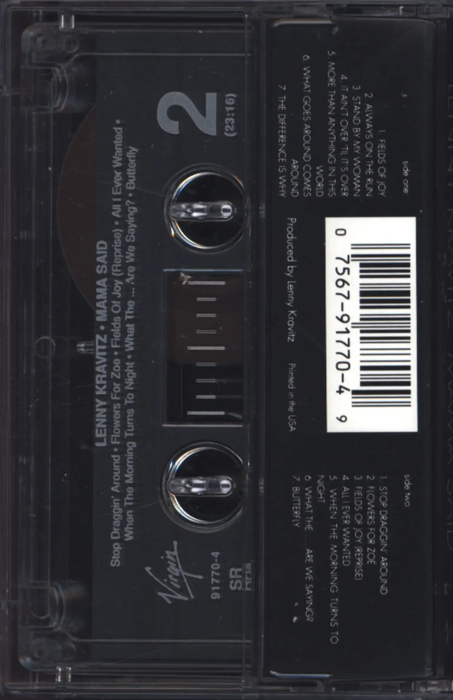 Lenny Kravitz: Mama Said, Tape