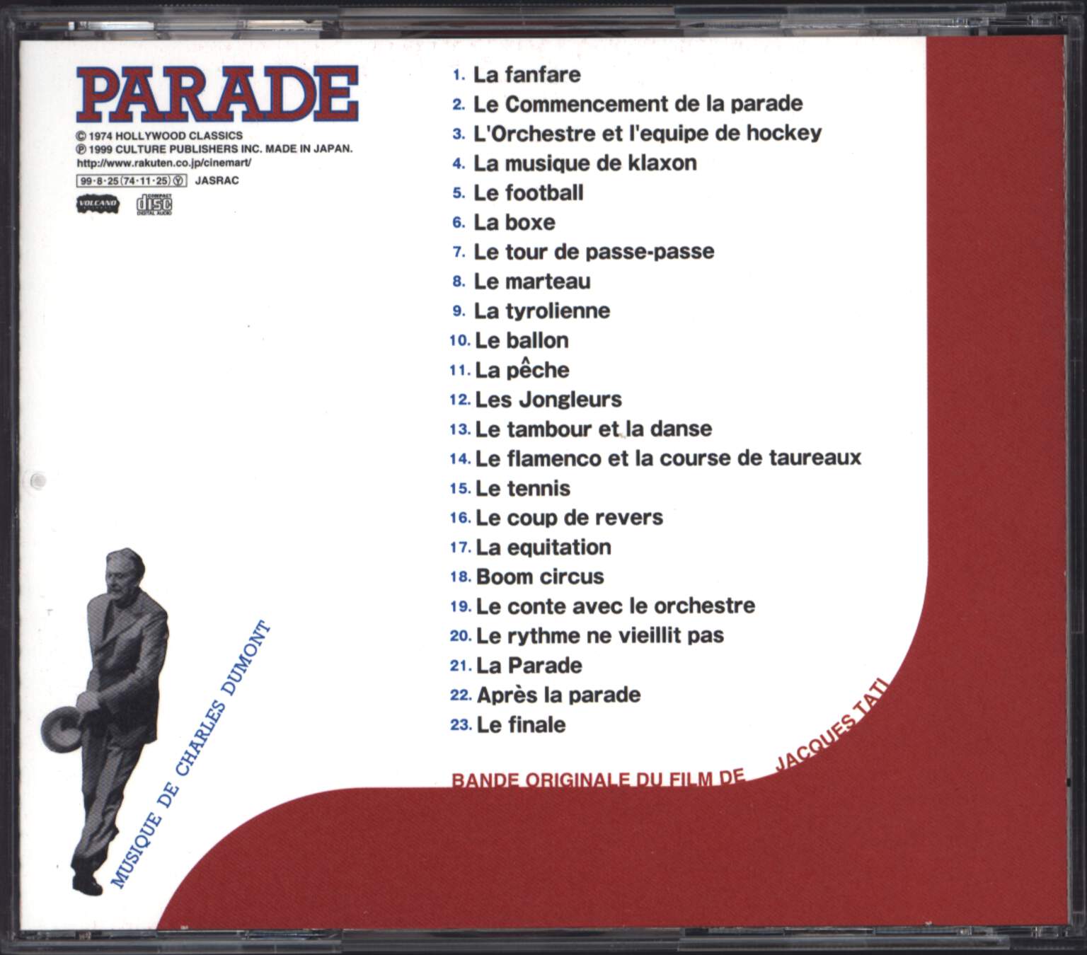 Charles Dumont: Parade, CD