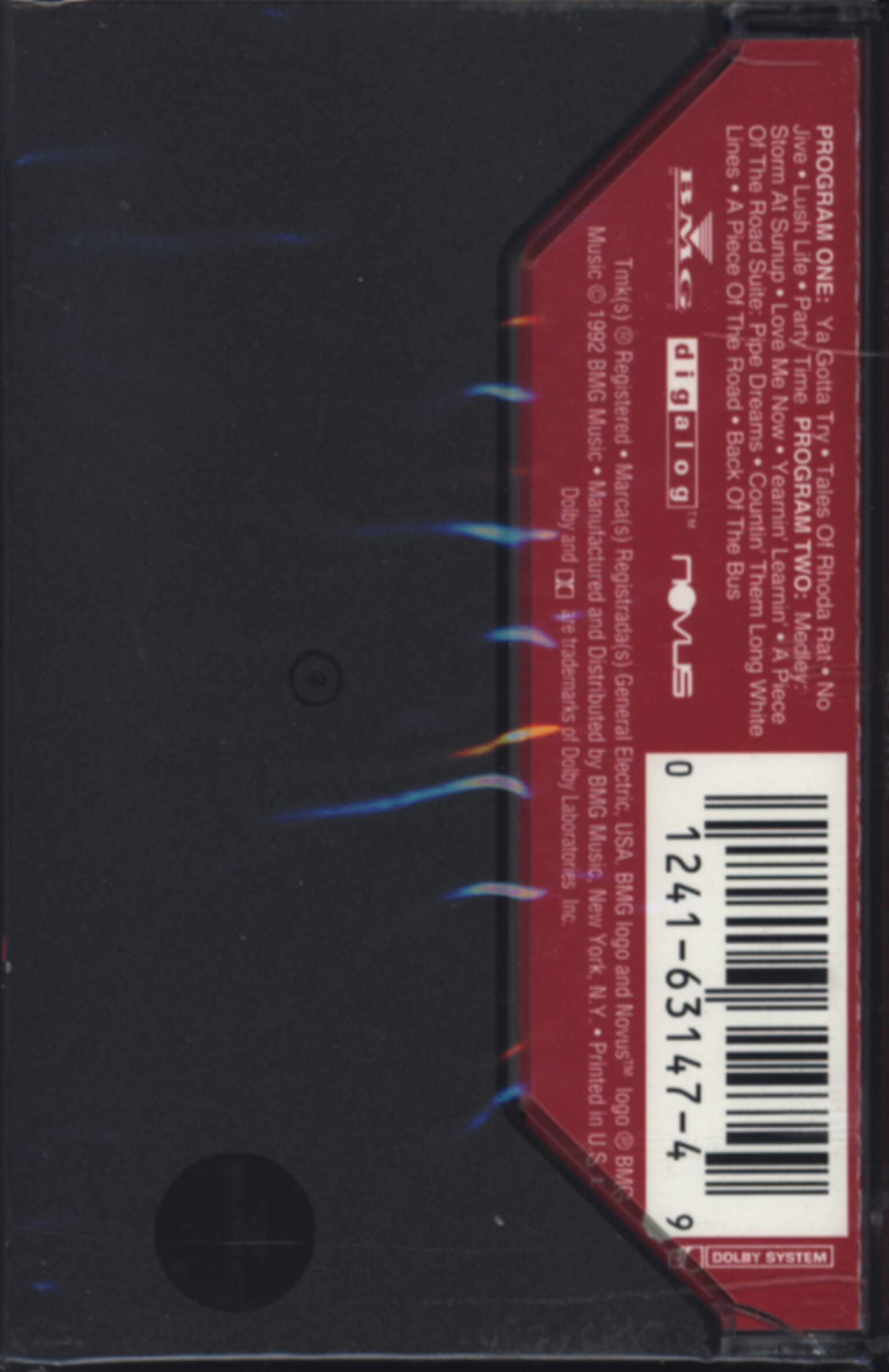 Buddy Rich: No Jive, Compact Cassette
