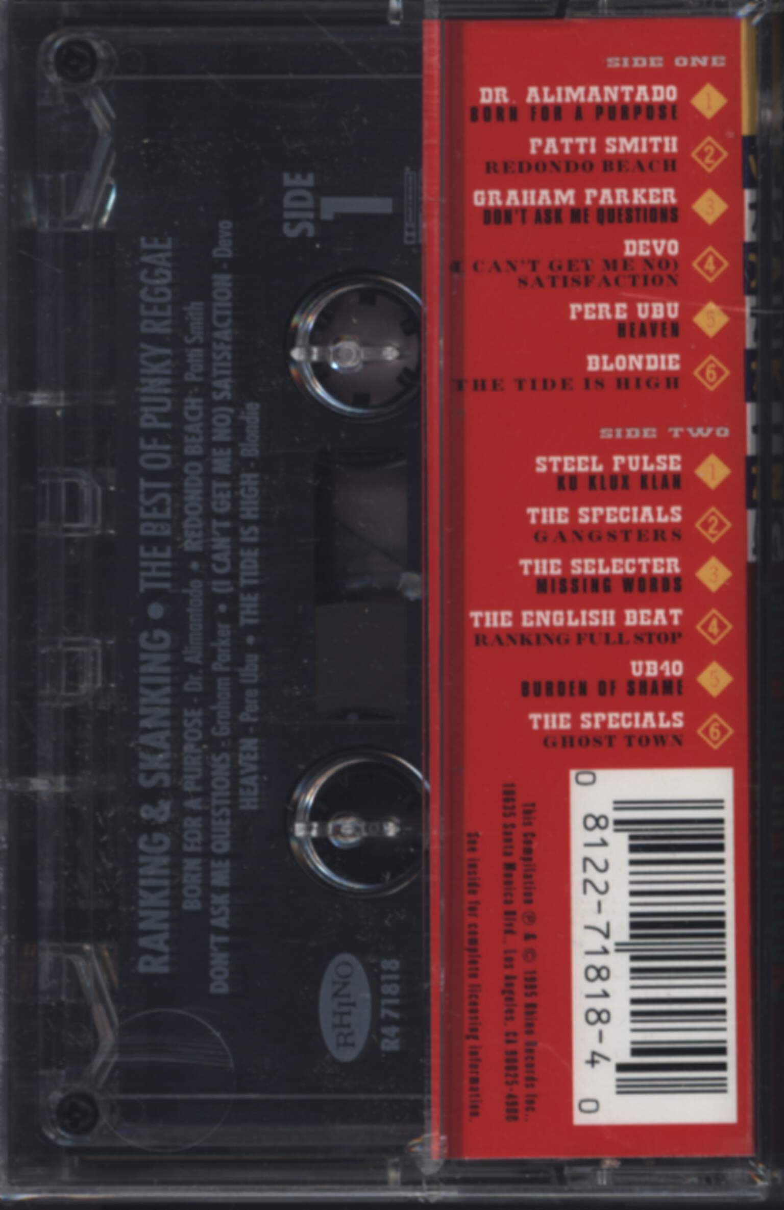 Various: Ranking & Skanking: The Best Of Punky Reggae, Compact Cassette