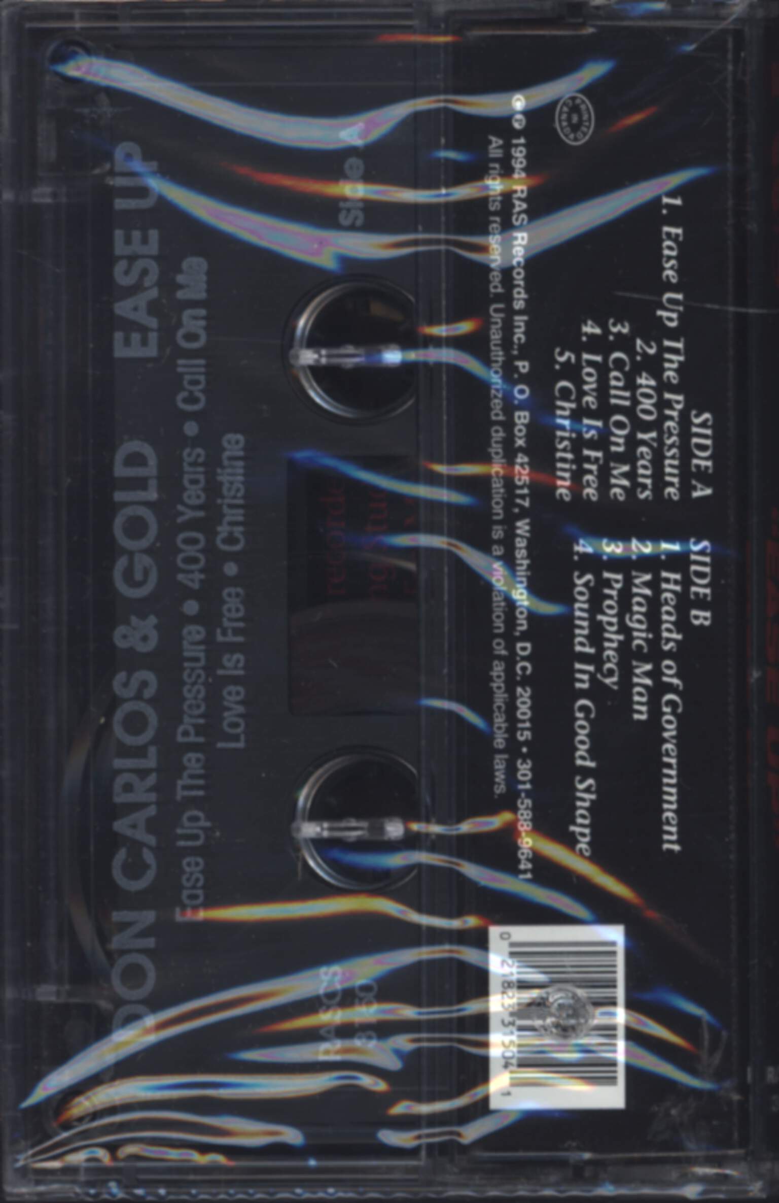 Don Carlos: Ease Up, Compact Cassette
