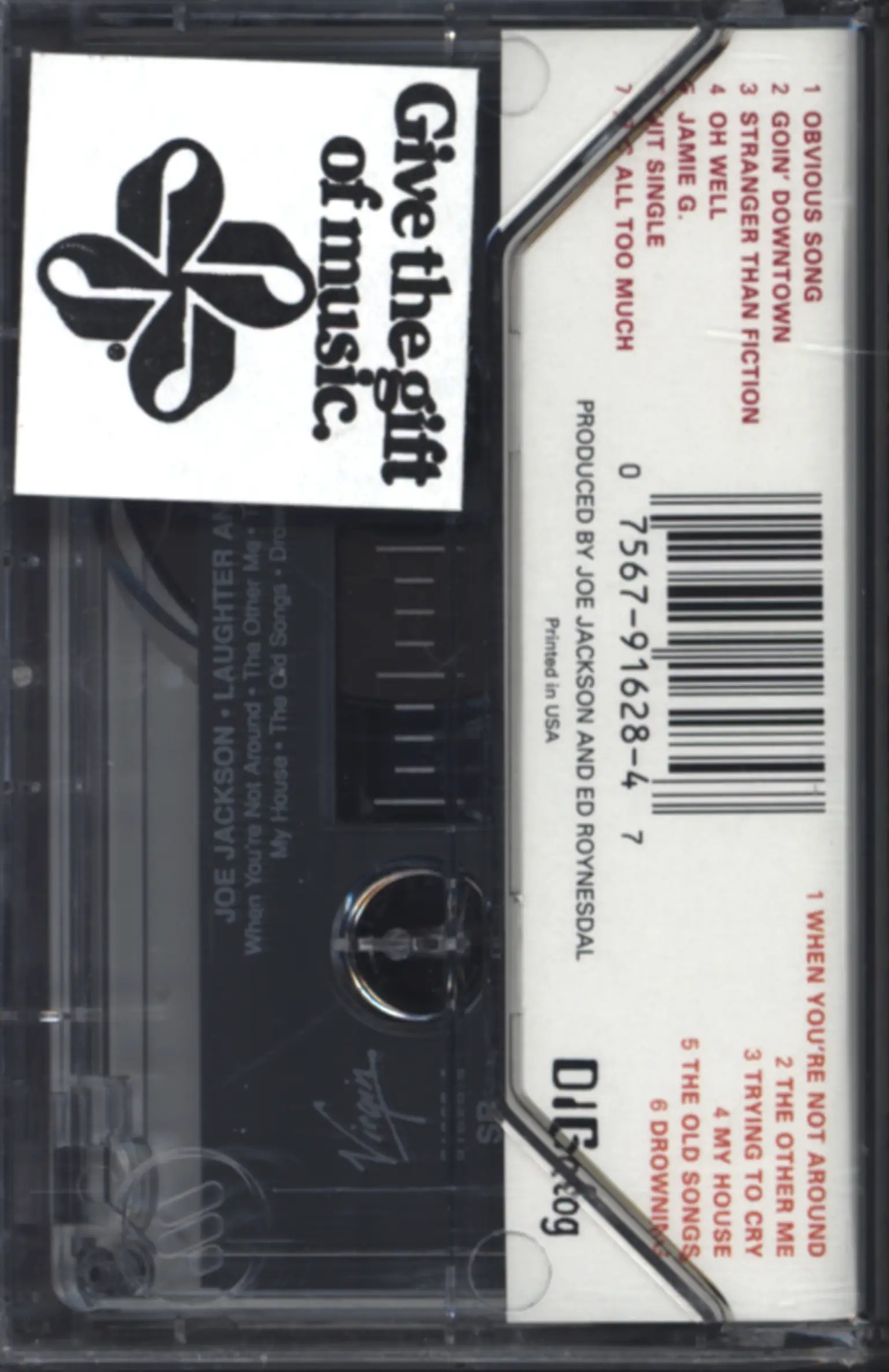 Joe Jackson: Laughter & Lust, Tape
