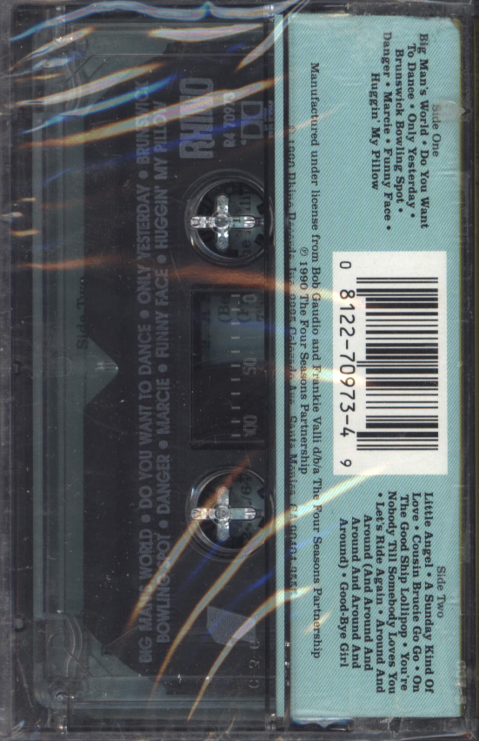 Frankie Valli: Rarities Volume 1, Compact Cassette