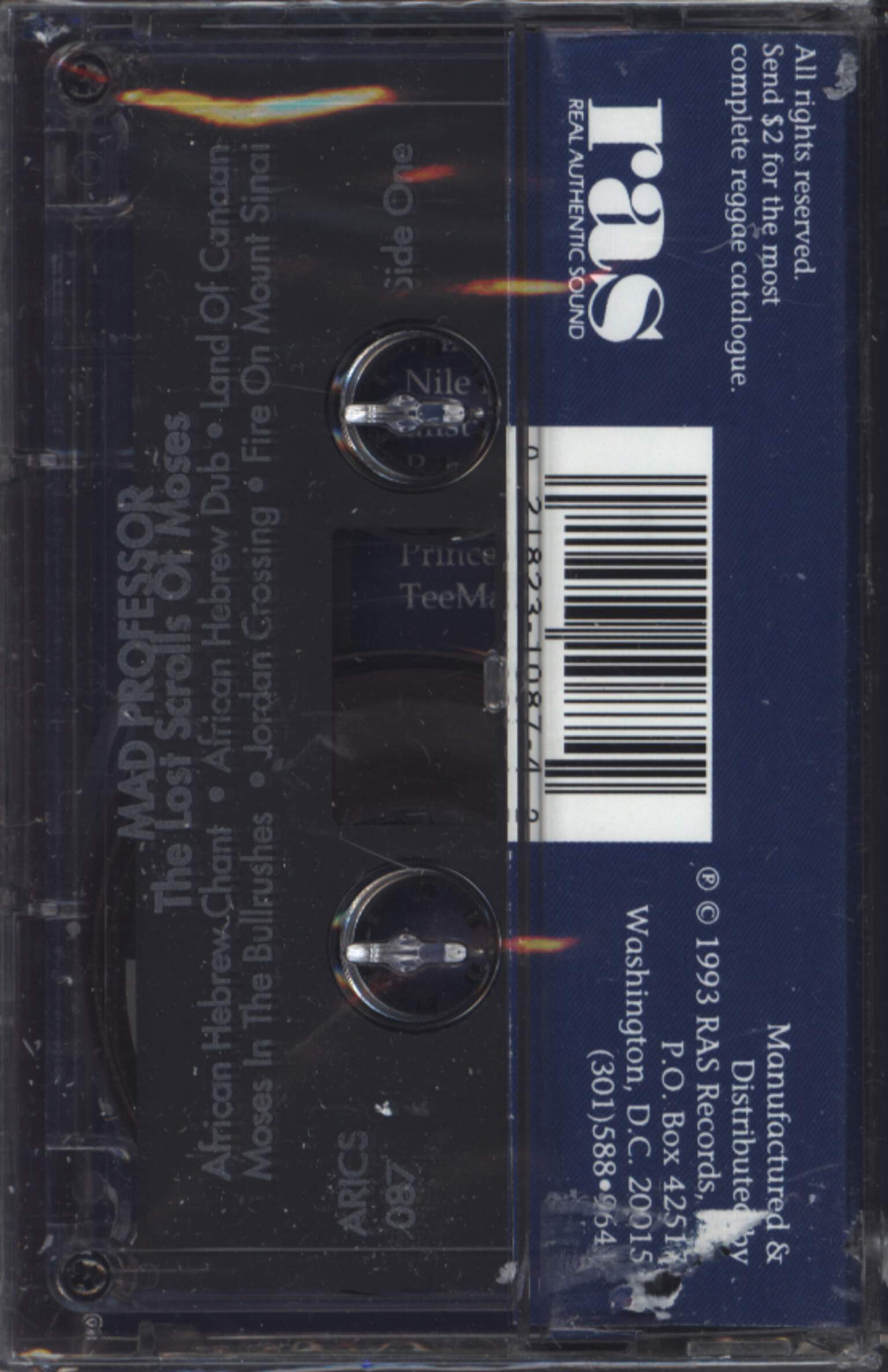 Mad Professor: The Lost Scrolls Of Moses, Compact Cassette