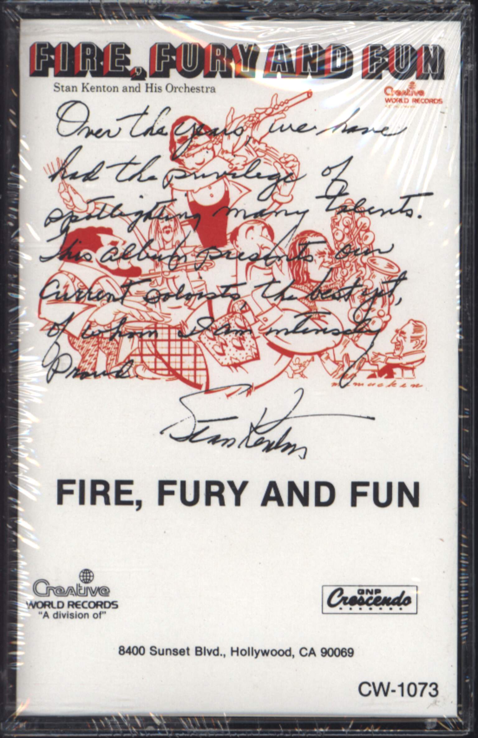 Stan Kenton And His Orchestra: Fire, Fury And Fun, Compact Cassette