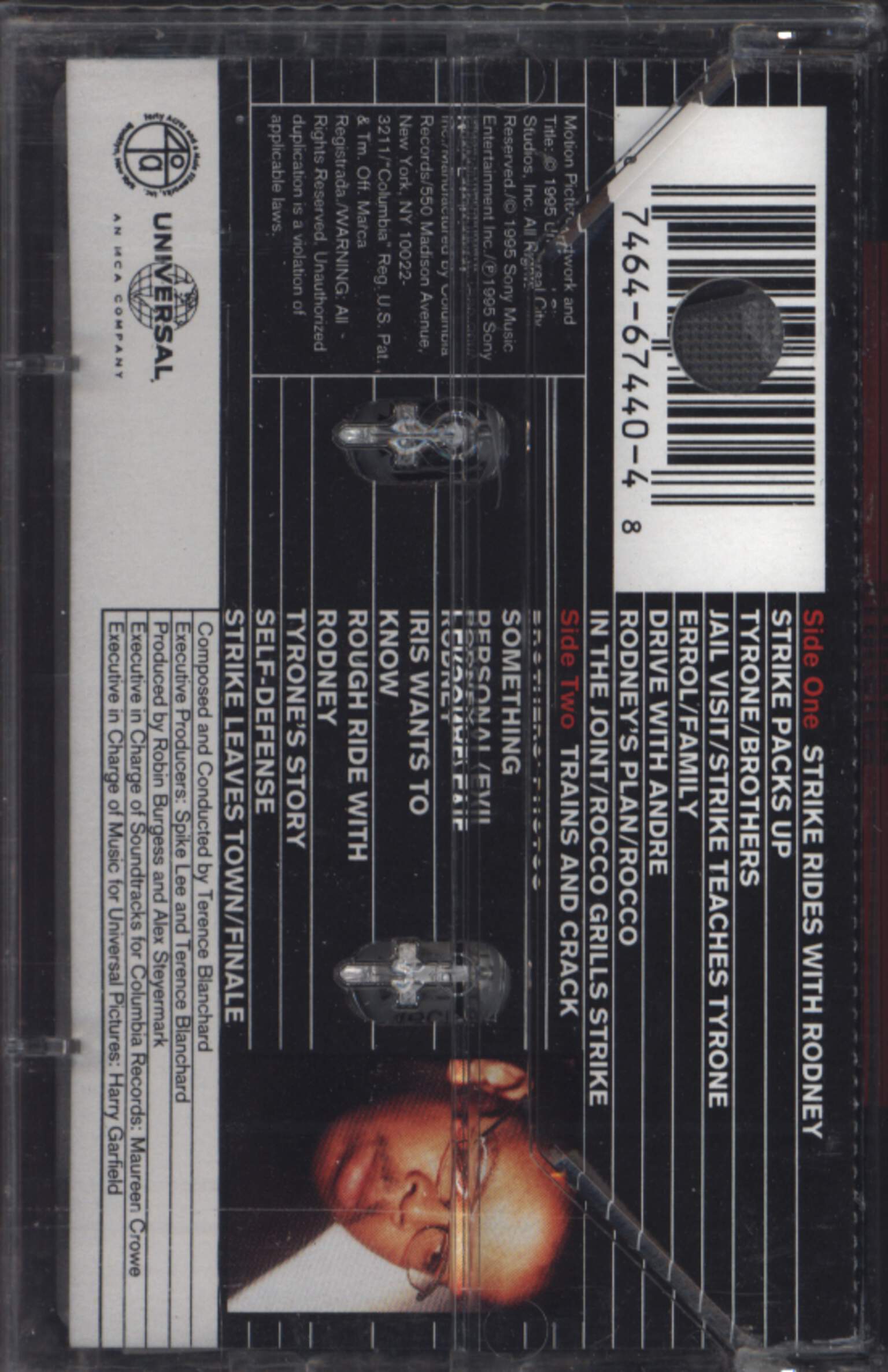 Terence Blanchard: Clockers (Original Orchestral Score From The Motion Picture), Compact Cassette