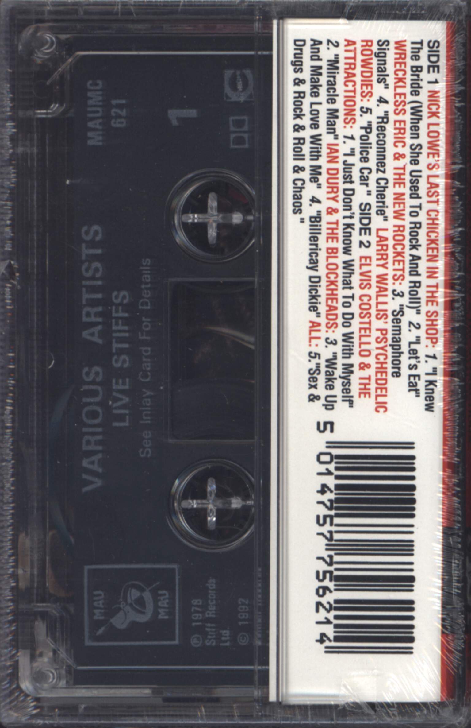 Various: Live Stiffs Live, Compact Cassette