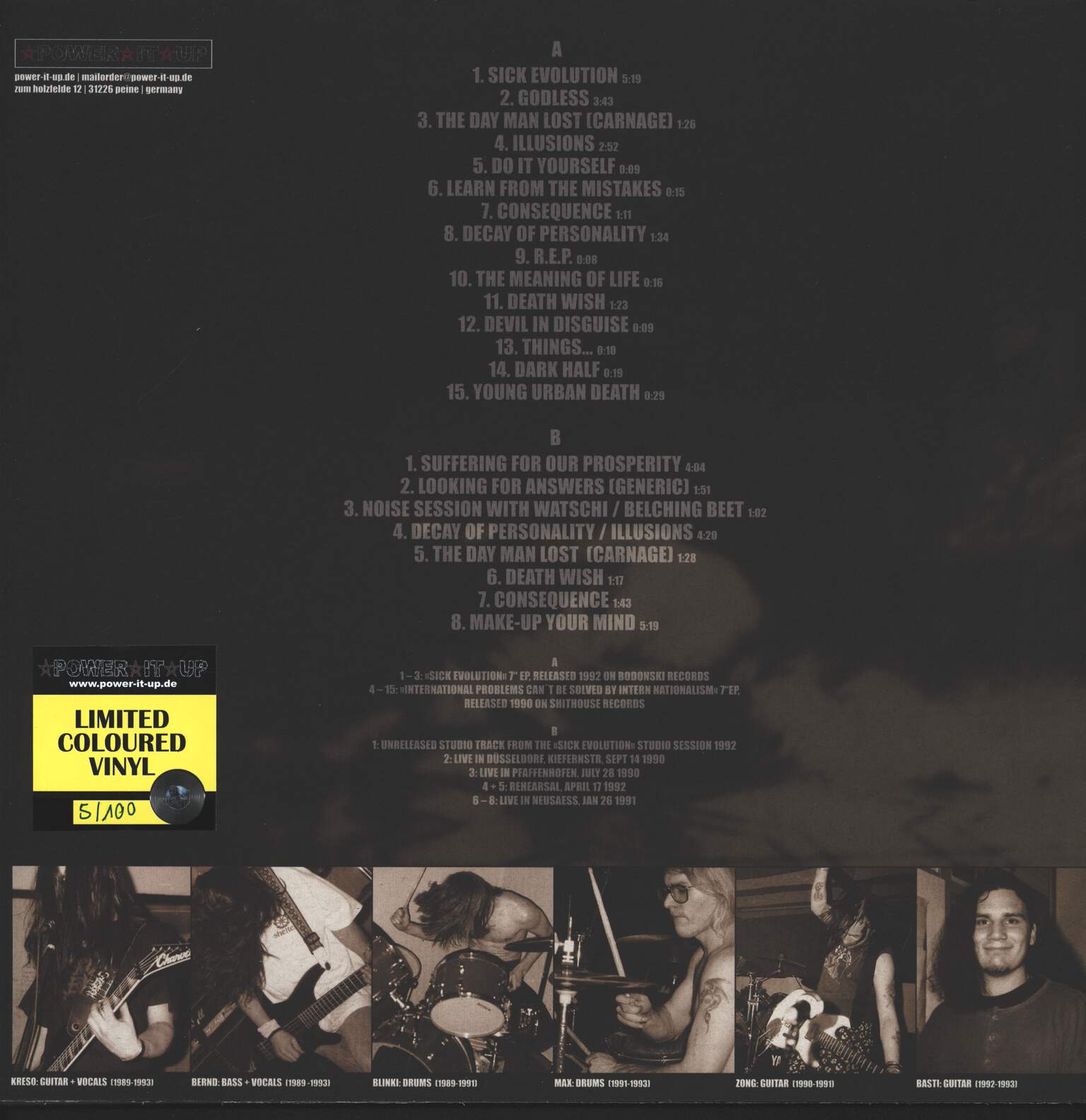 Ulcerous Phlegm: Phlegm As A Last Consequence, LP (Vinyl)