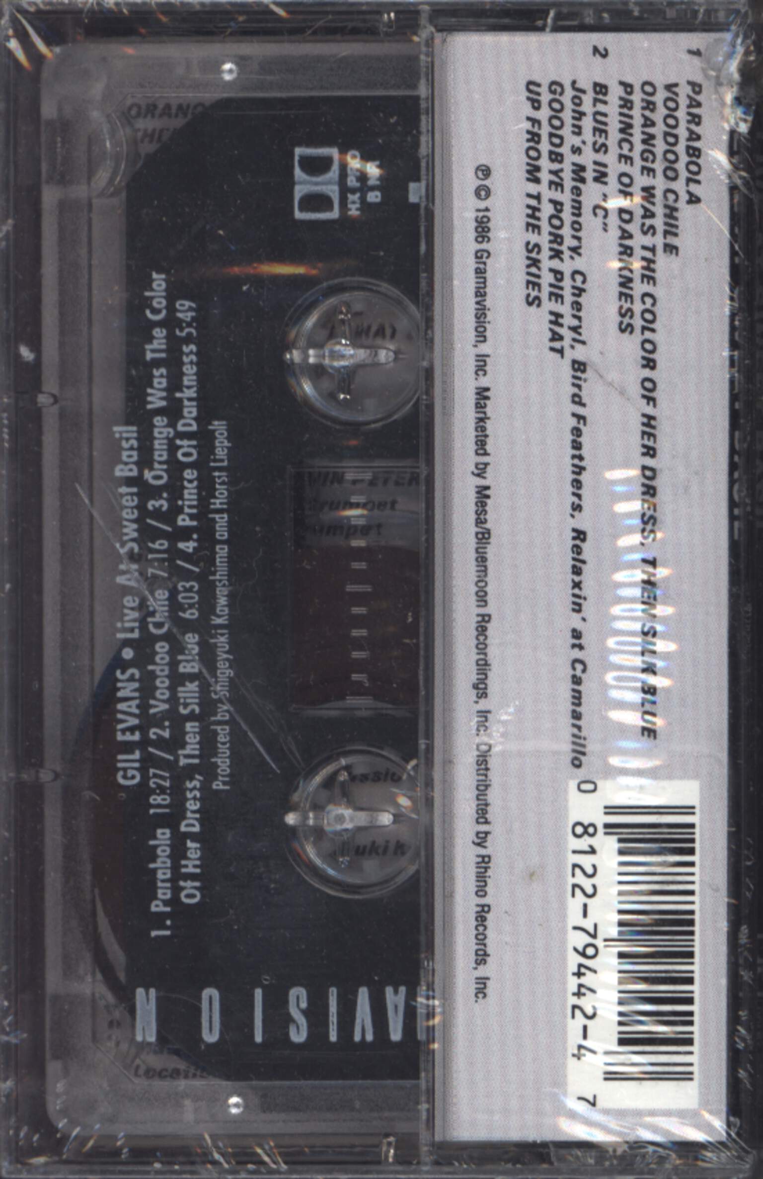 Gil Evans: Live At Sweet Basil, Compact Cassette