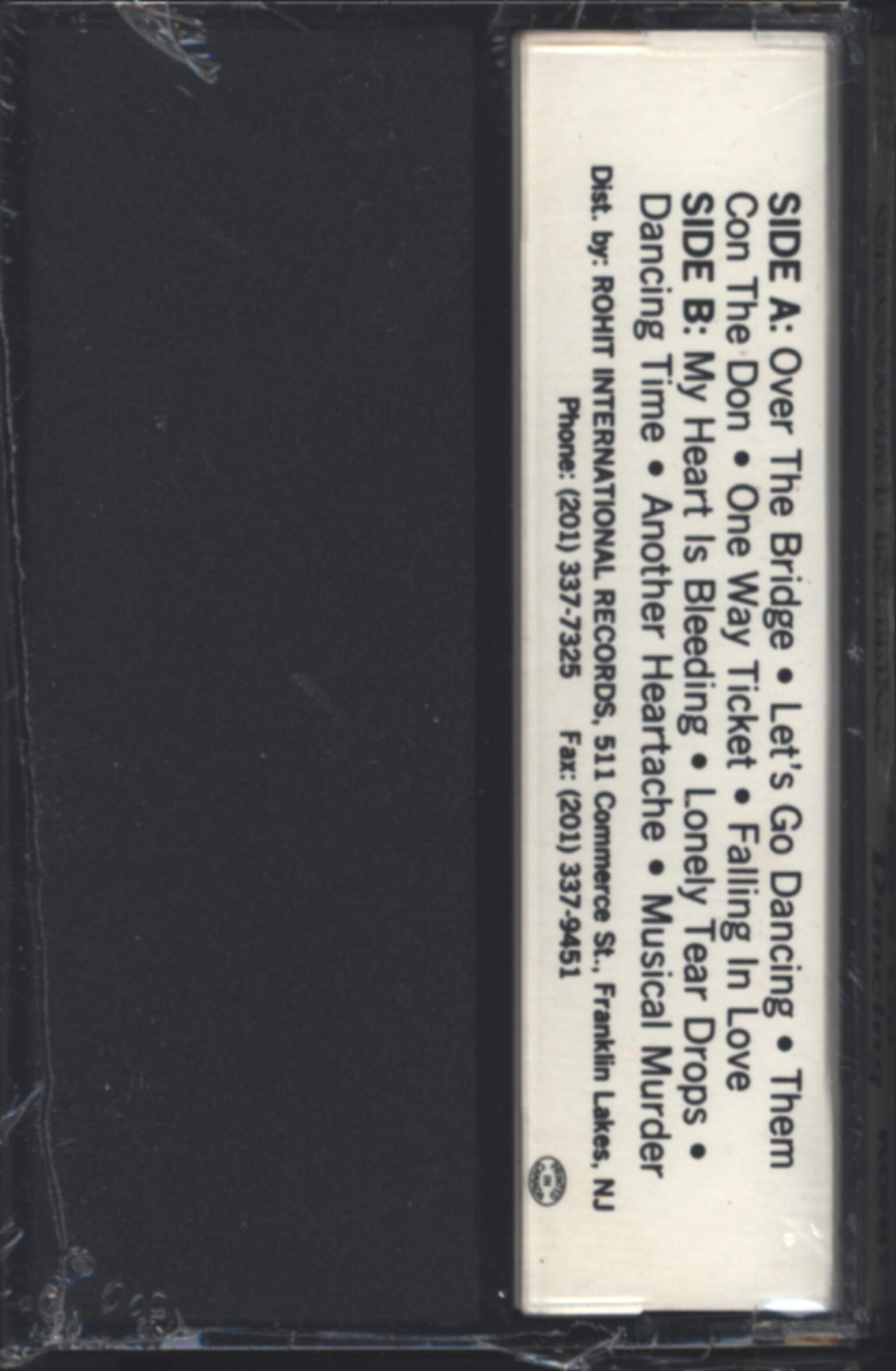 Gregory Isaacs: Let's Go Dancing, Compact Cassette