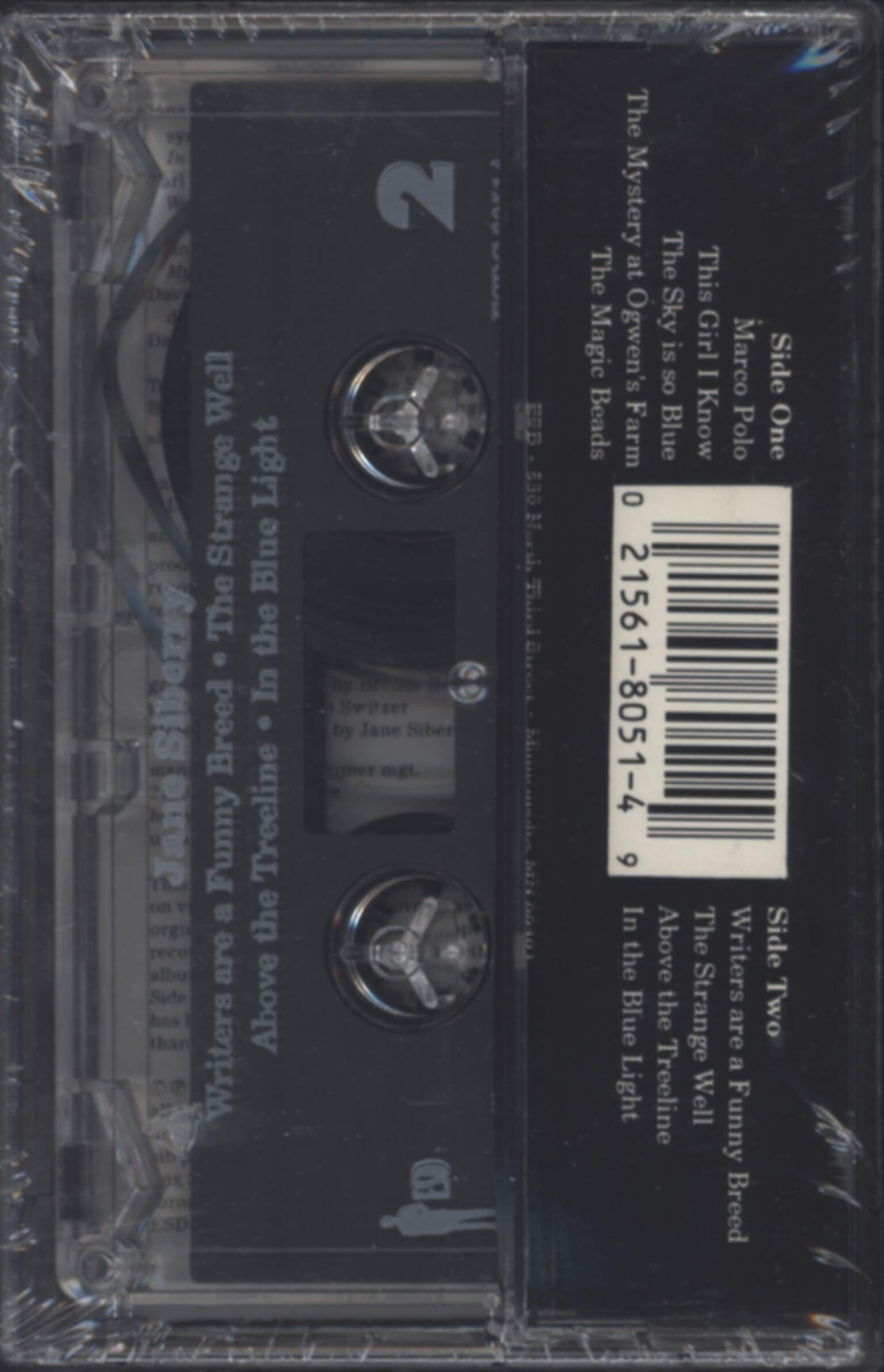 Jane Siberry: Jane Siberry, Compact Cassette