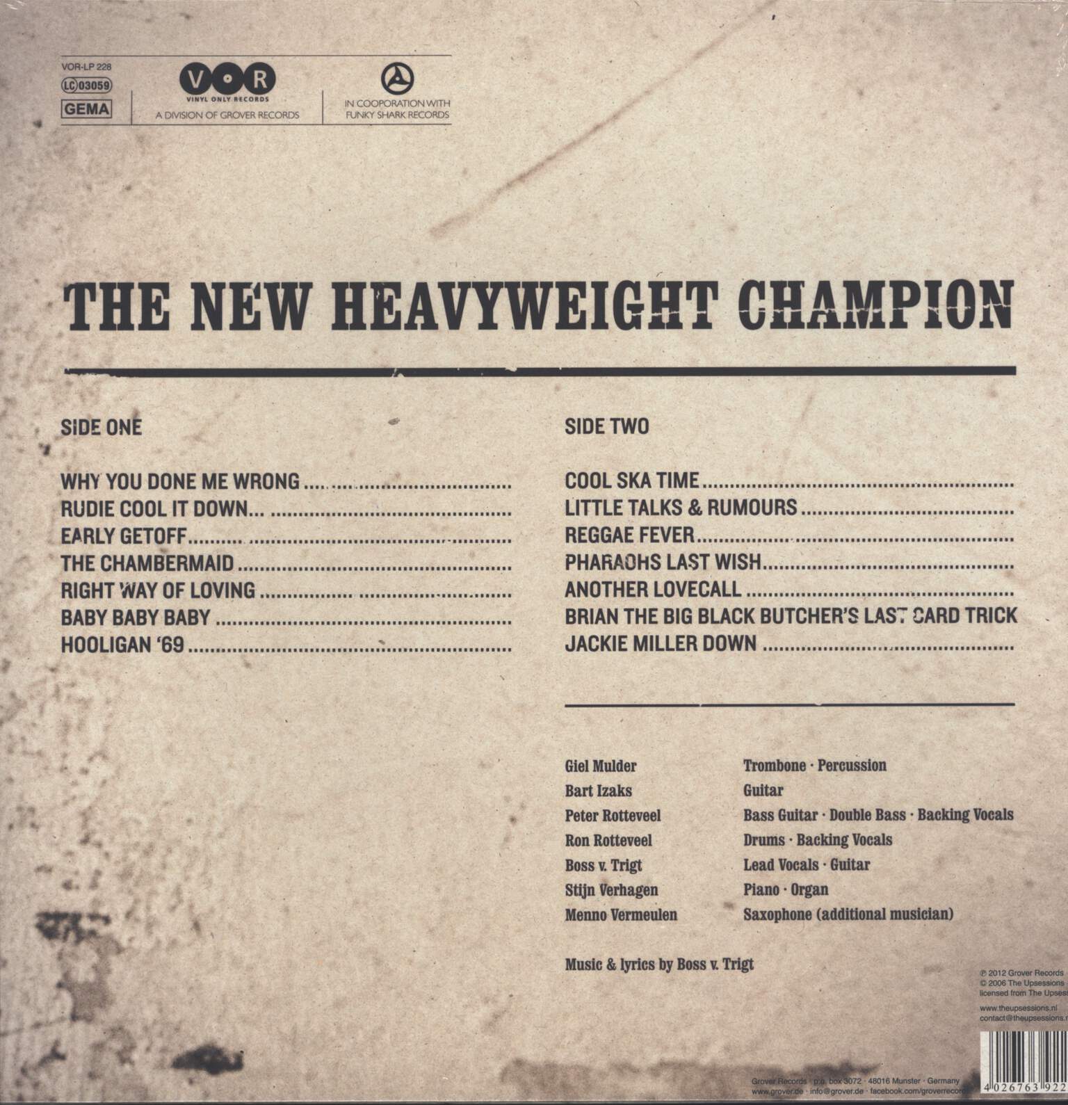 The Upsessions: The New Heavyweight Champion, LP (Vinyl)