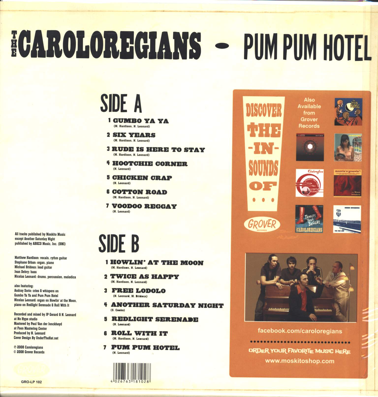 The Caroloregians: Pum Pum Hotel, LP (Vinyl)