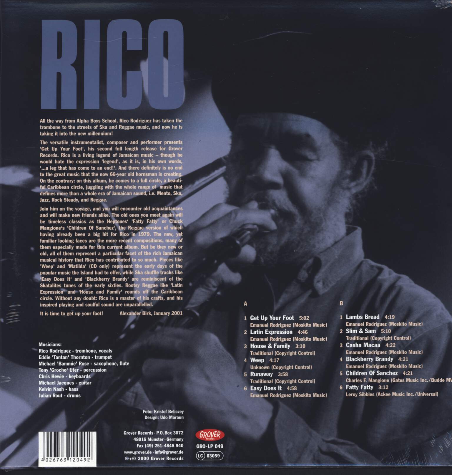 Rico + His Band: Get Up Your Foot, LP (Vinyl)