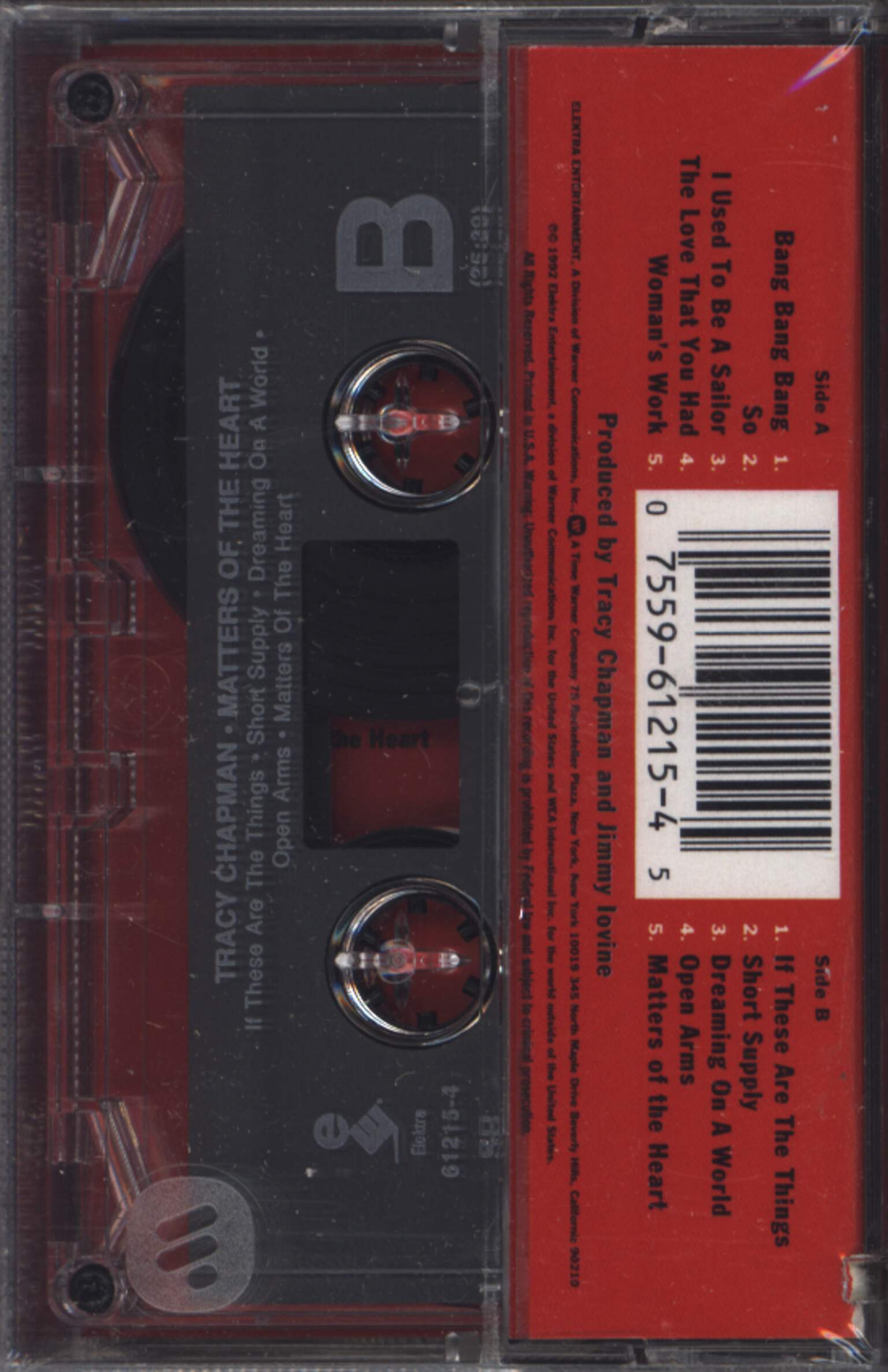 Tracy Chapman: Matters Of The Heart, Compact Cassette