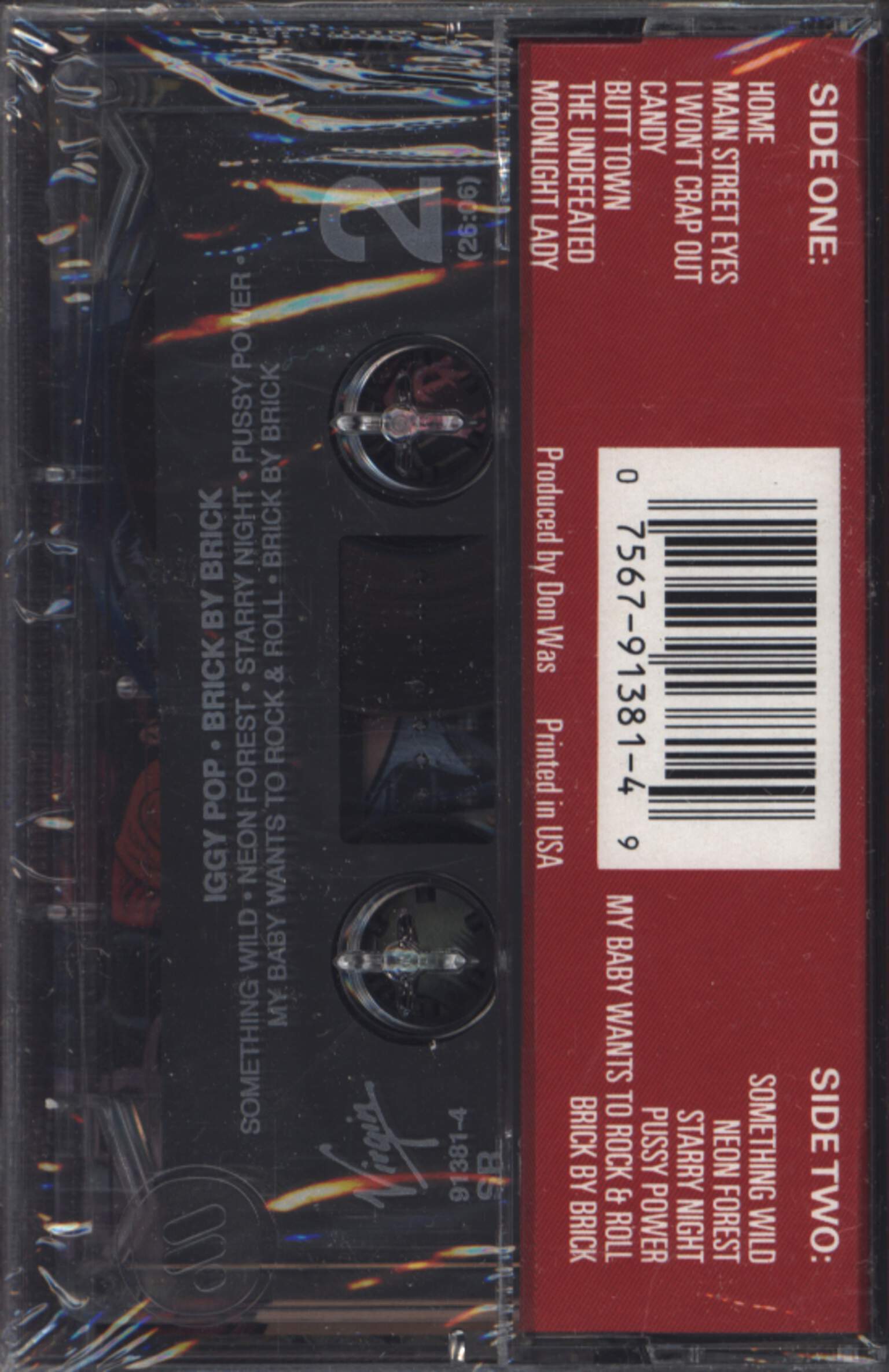 Iggy Pop: Brick By Brick, Tape