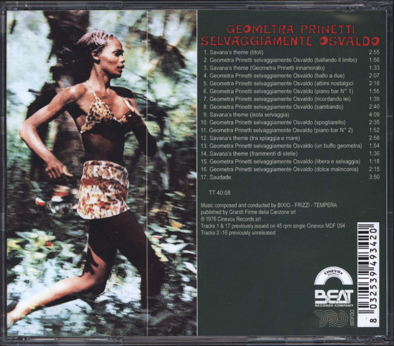 Bixio, Frizzi & Tempera: Geometra Prinetti Selvaggiamente Osvaldo, CD