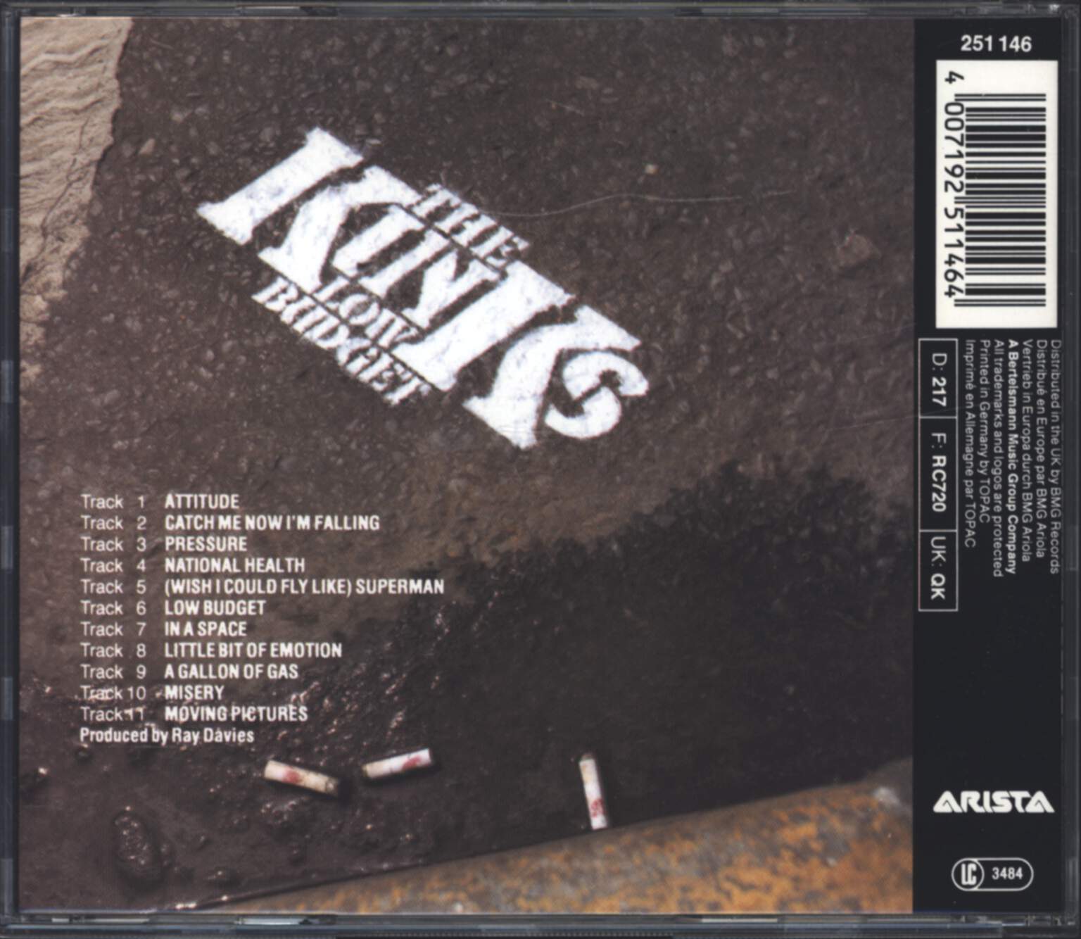 The Kinks: Low Budget, CD