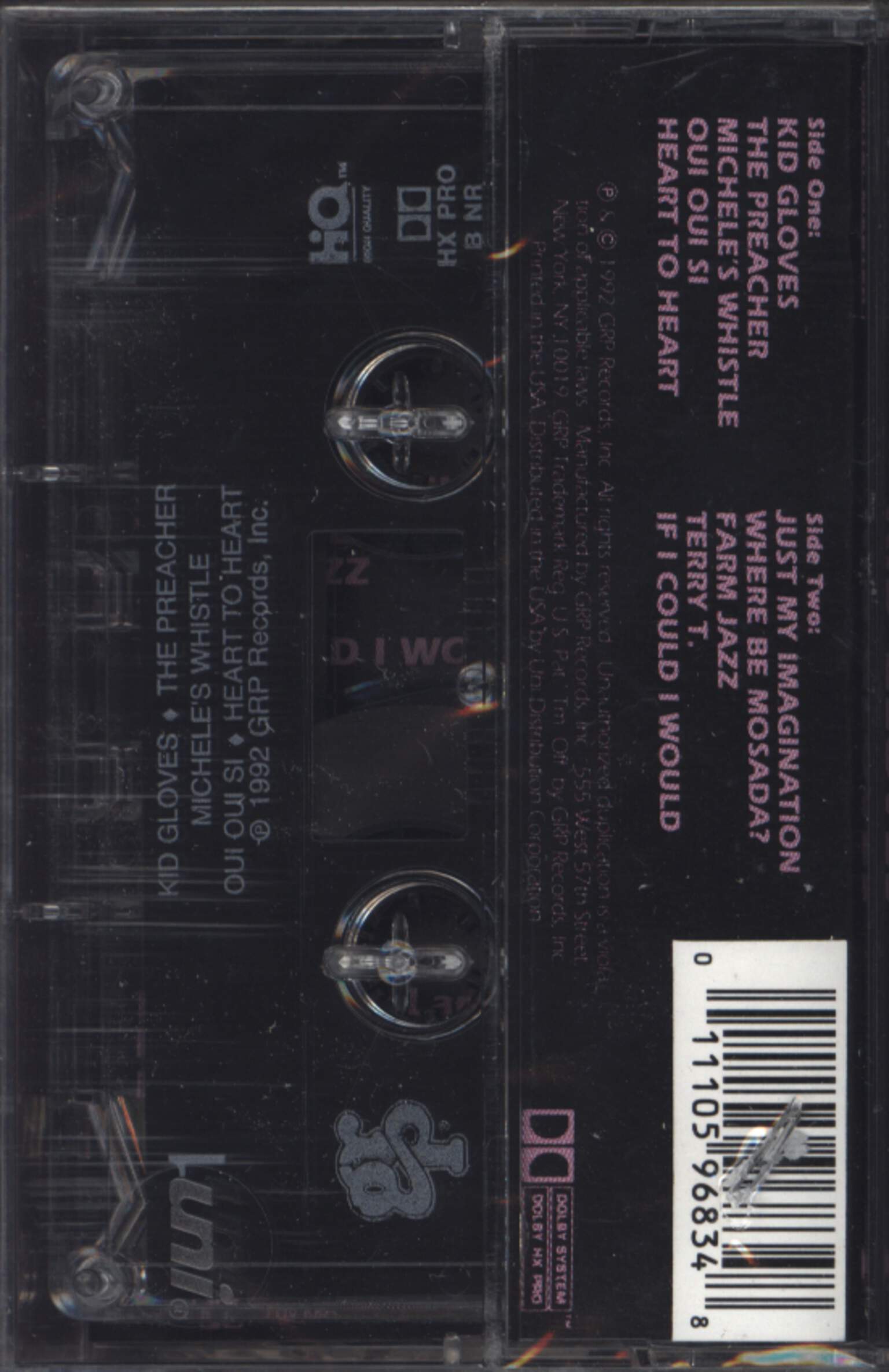 Larry Carlton: Kid Gloves, Compact Cassette