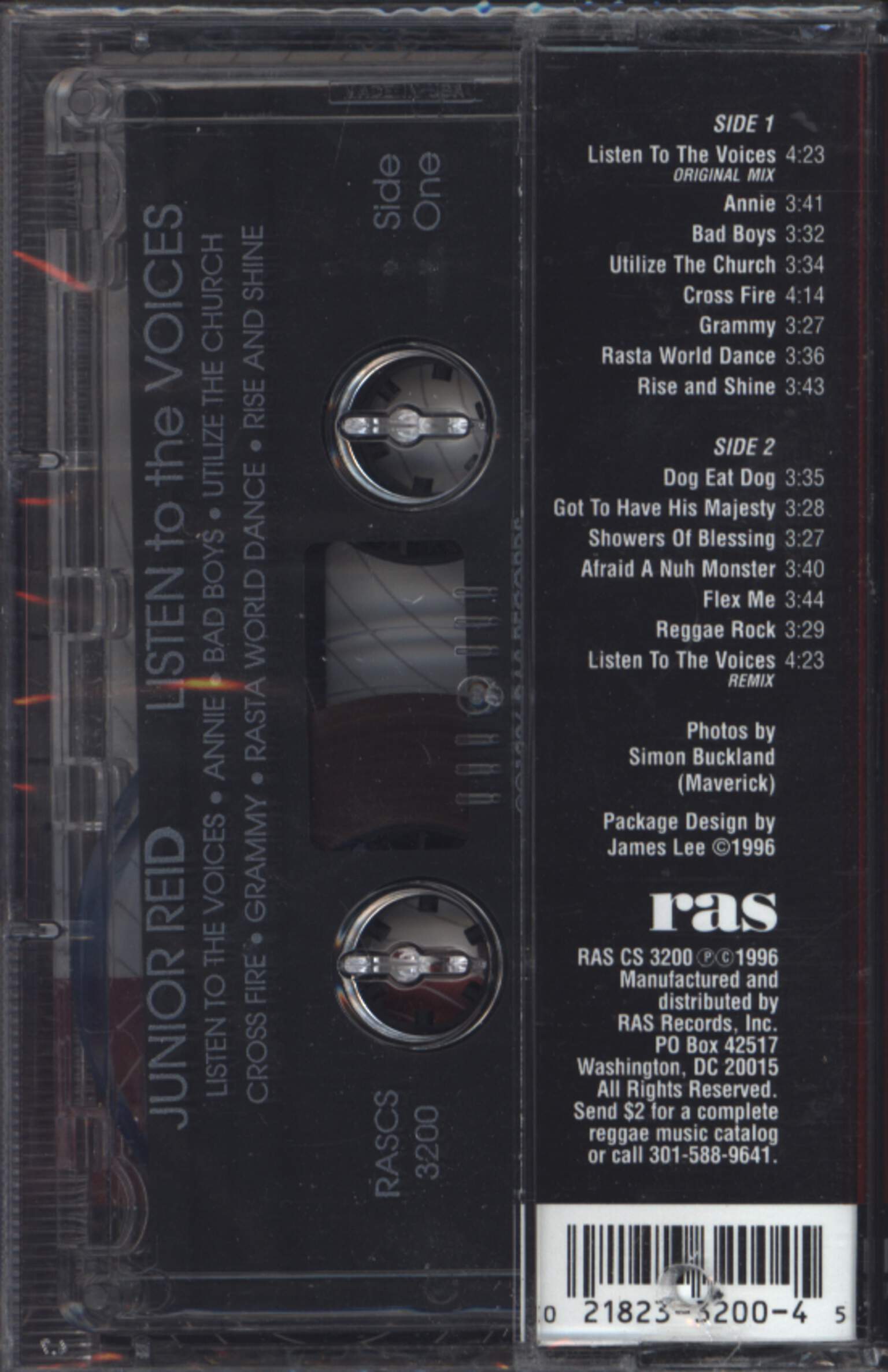 Junior Reid: Listen To The Voices, Compact Cassette