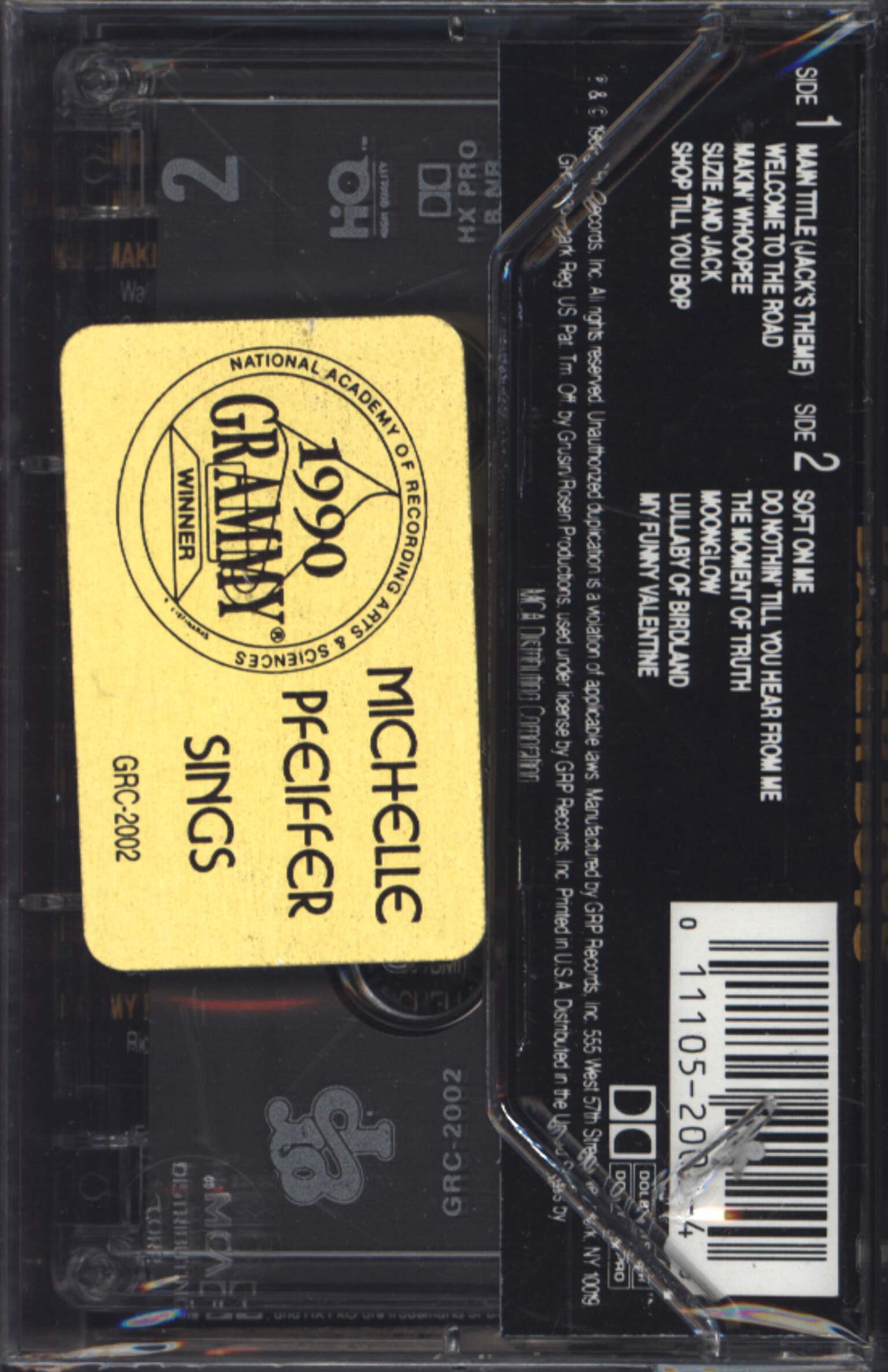 Dave Grusin: The Fabulous Baker Boys - Original Motion Picture Soundtrack, Tape