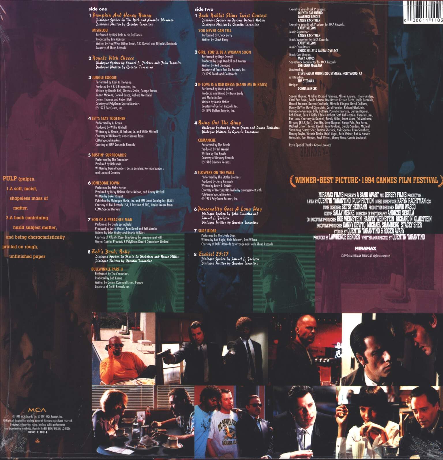 Various: Pulp Fiction (Music From The Motion Picture), LP (Vinyl)
