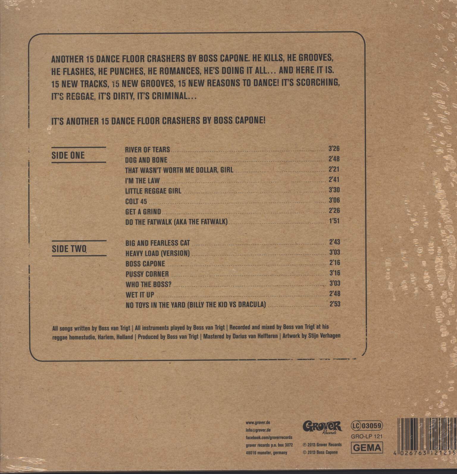 Boss Capone: Another 15 Dance Floor Crashers By Boss Capone, LP (Vinyl)