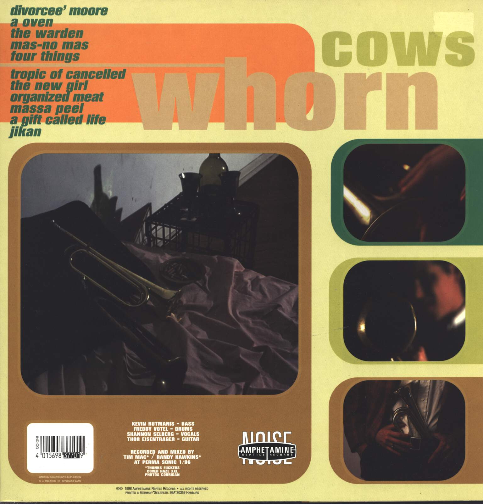 Cows: Whorn, LP (Vinyl)