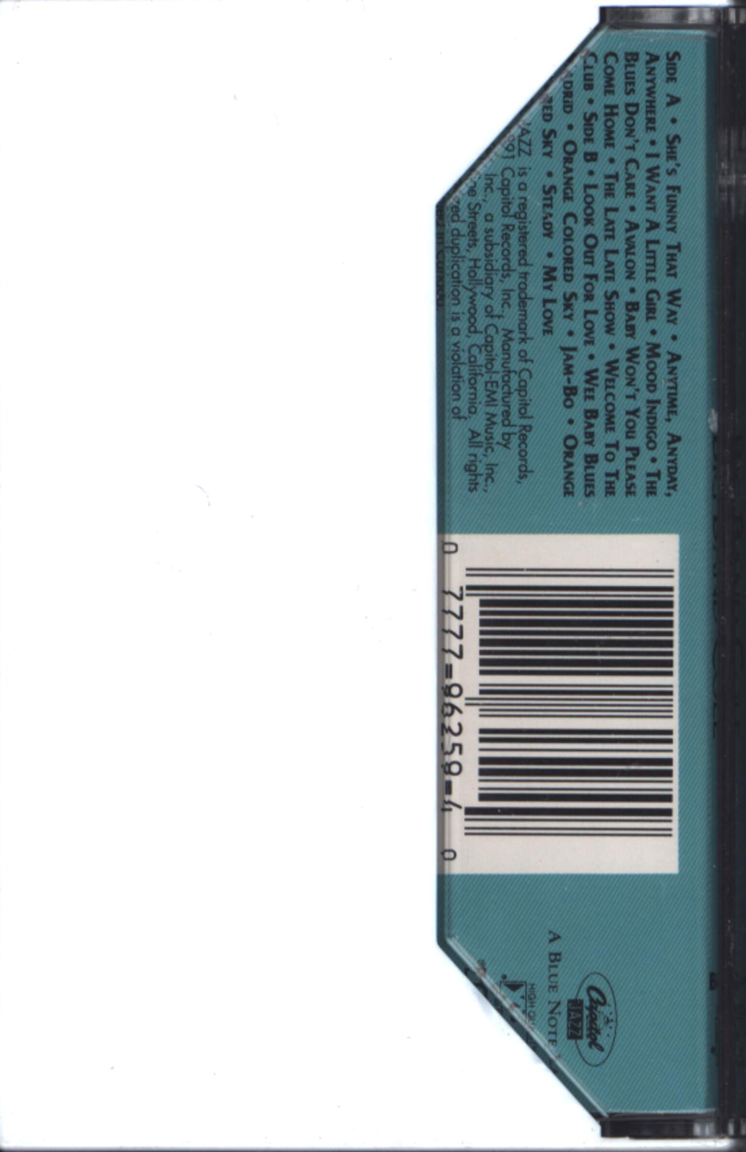 Nat King Cole: Big Band Cole, Compact Cassette