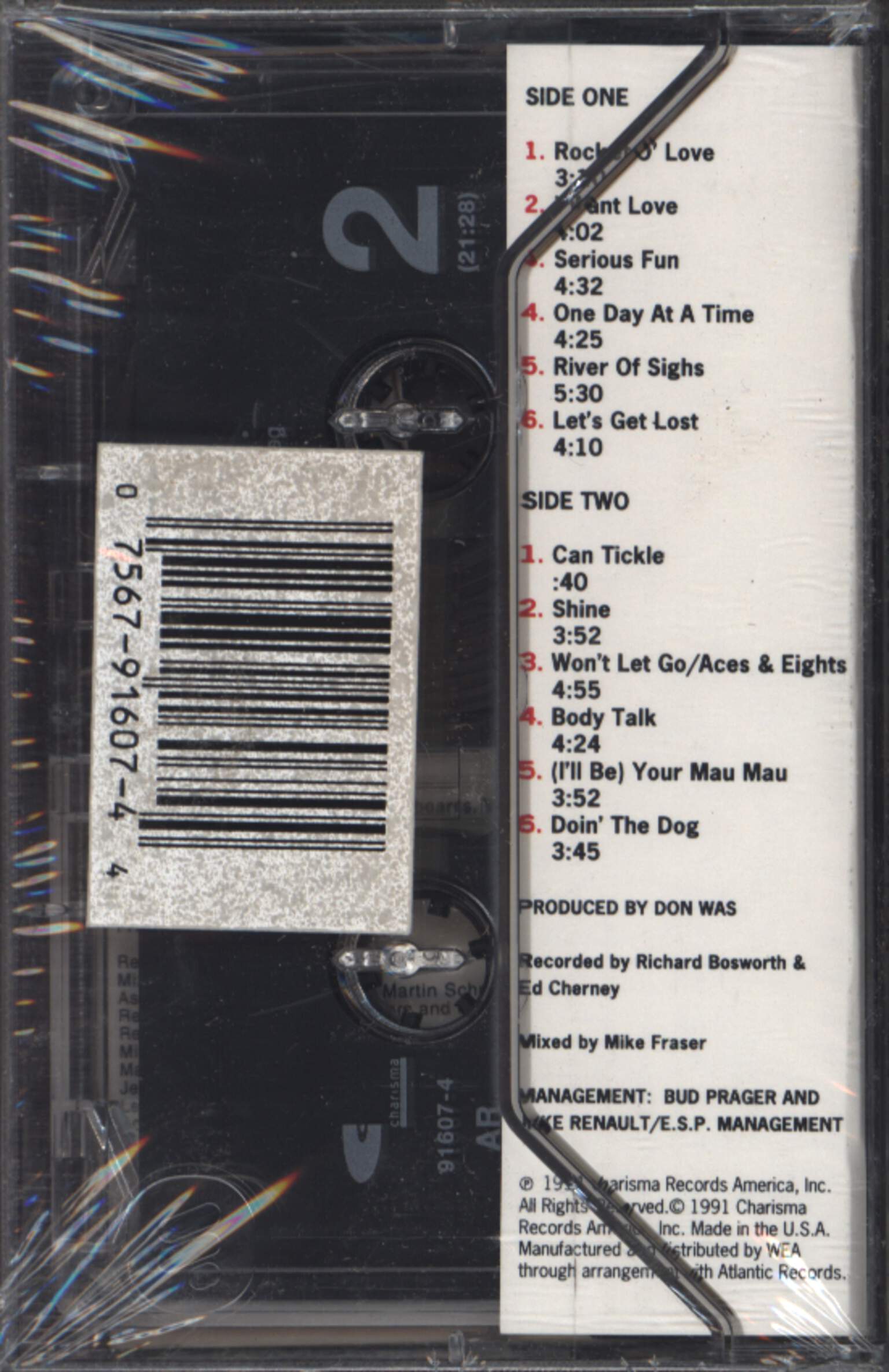 The Knack: Serious Fun, Compact Cassette