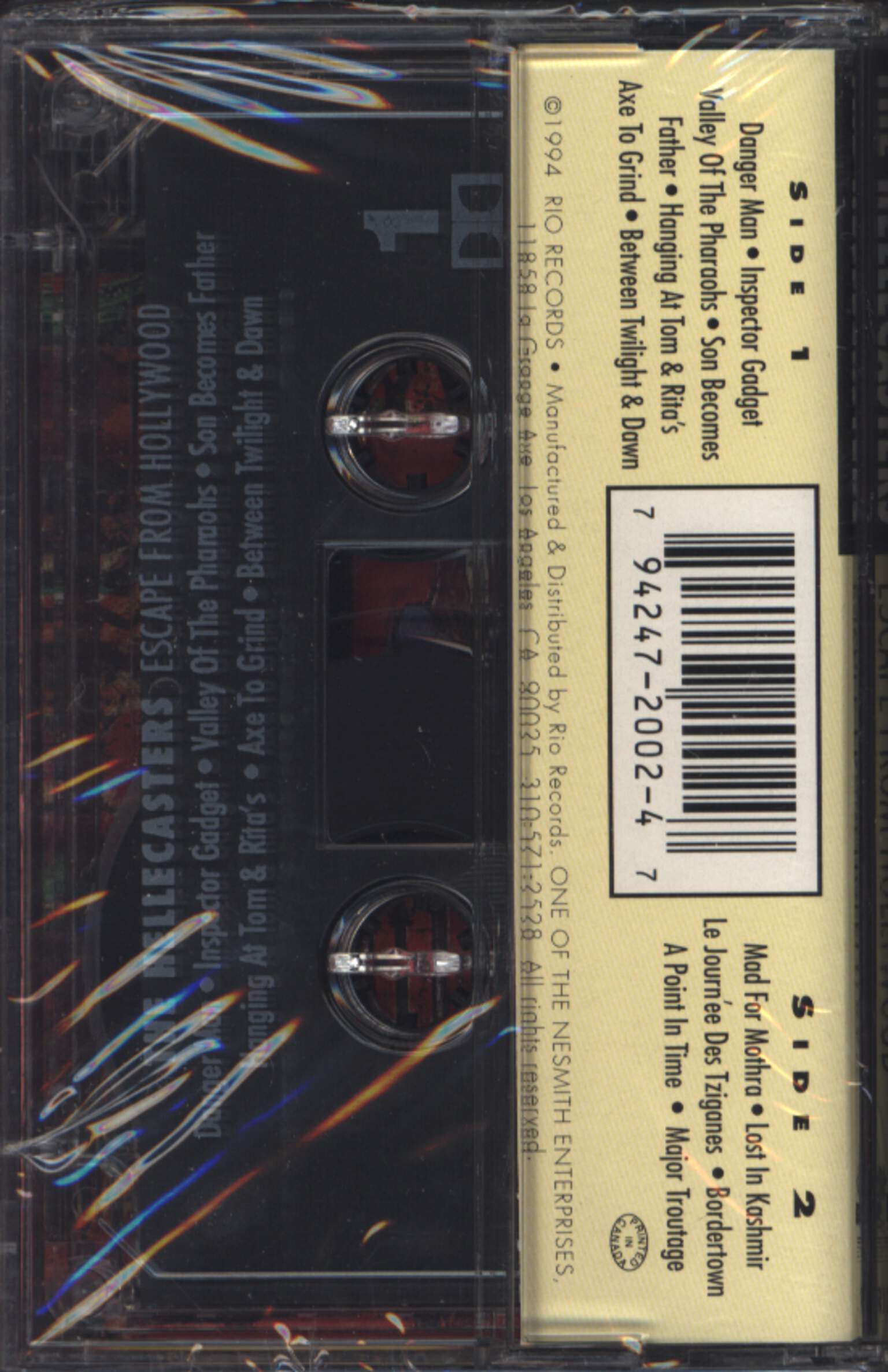 The Hellecasters: Escape From Hollywood, Compact Cassette