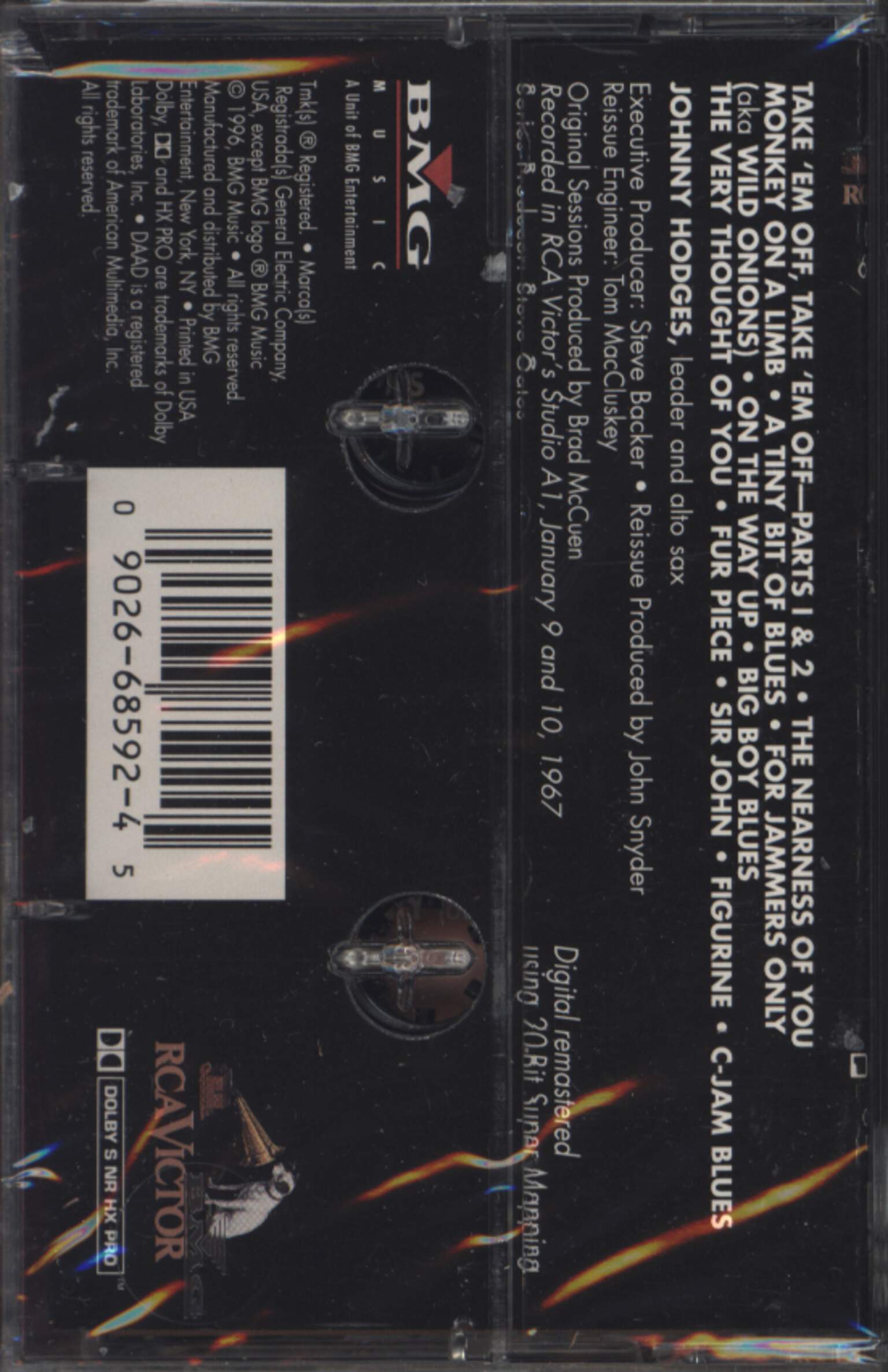 Johnny Hodges: Triple Play, Tape