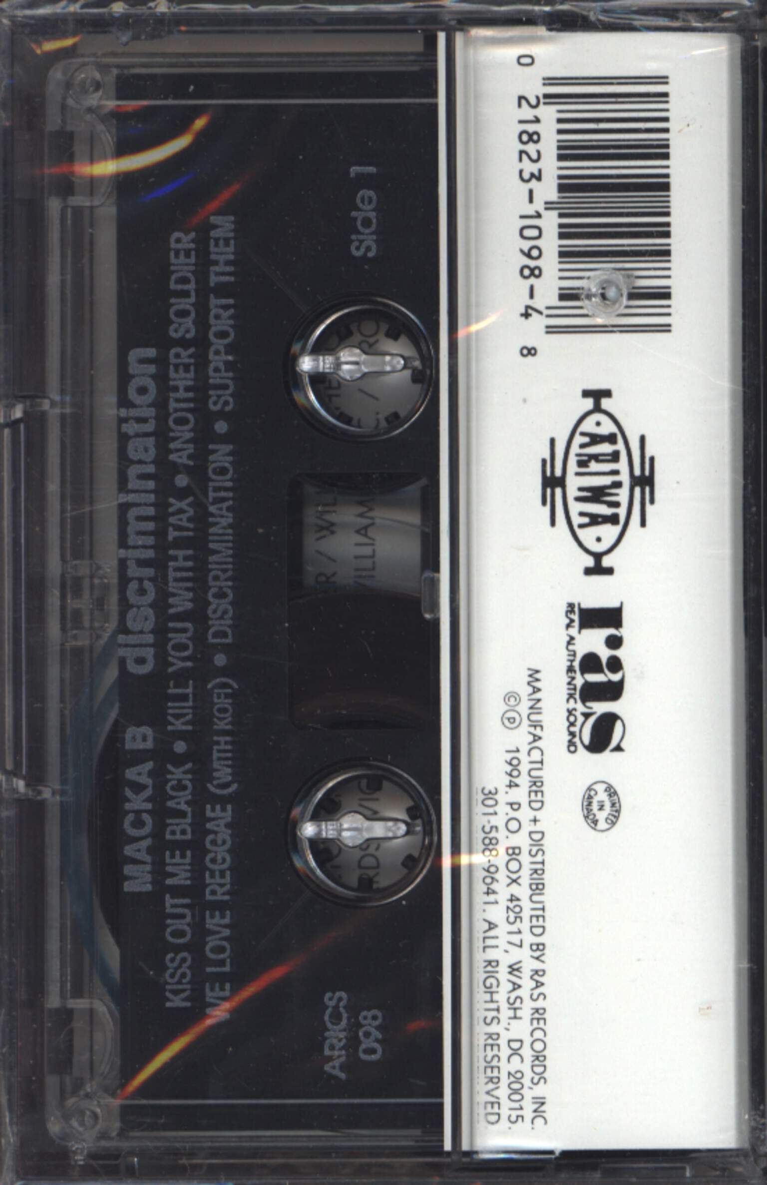 Macka B: Discrimination, Compact Cassette