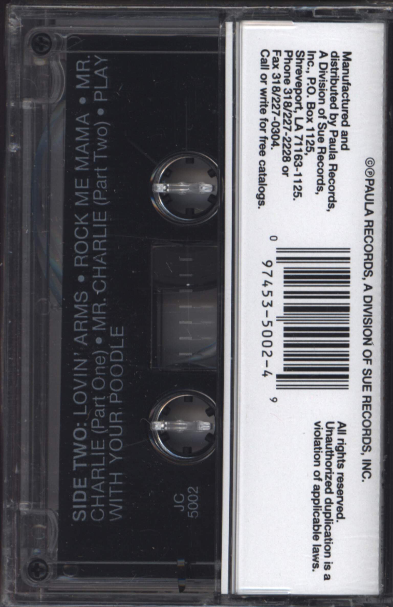 Lightnin Hopkins: The Great Electric Show And Dance, Compact Cassette