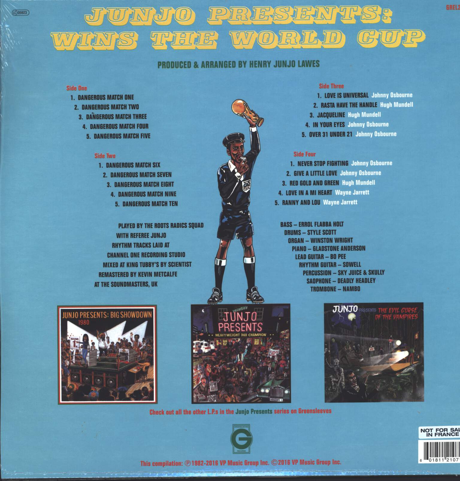 Henry "Junjo" Lawes: Wins The World Cup (The Final King Tubby's Session), 2×LP (Vinyl)