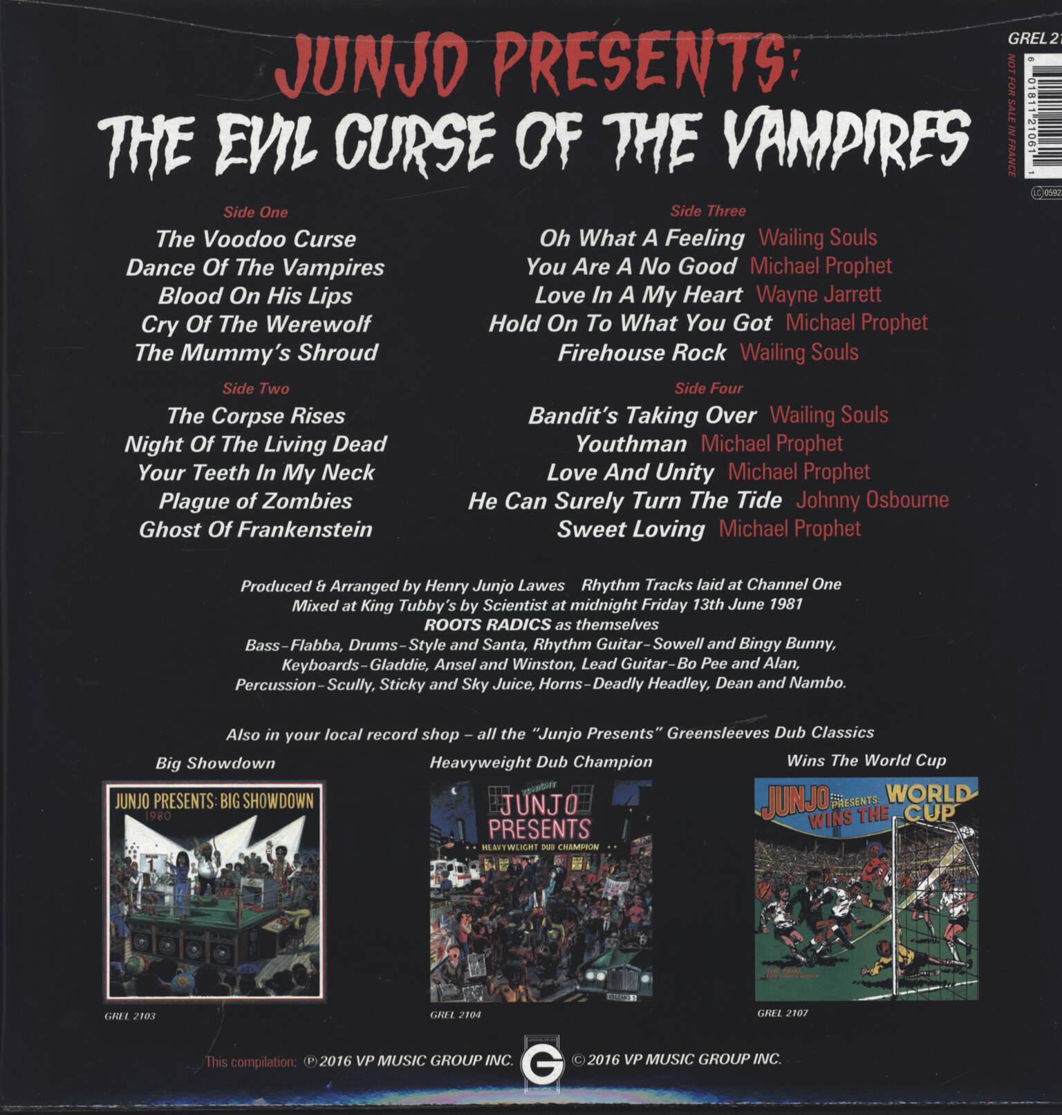 Henry "Junjo" Lawes: The Evil Curse Of The Vampires, 2×LP (Vinyl)