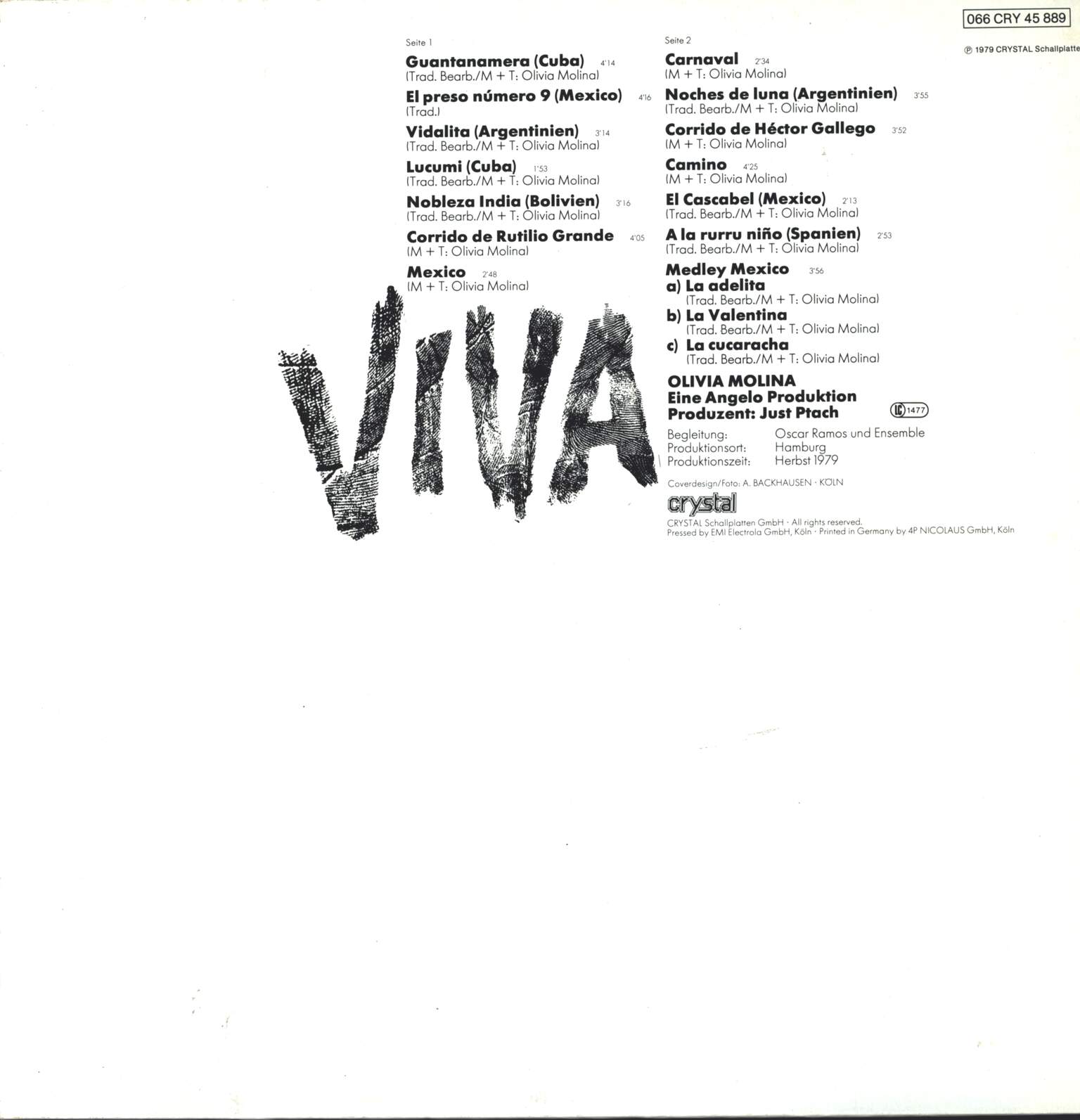 Olivia Molina: Viva, LP (Vinyl)