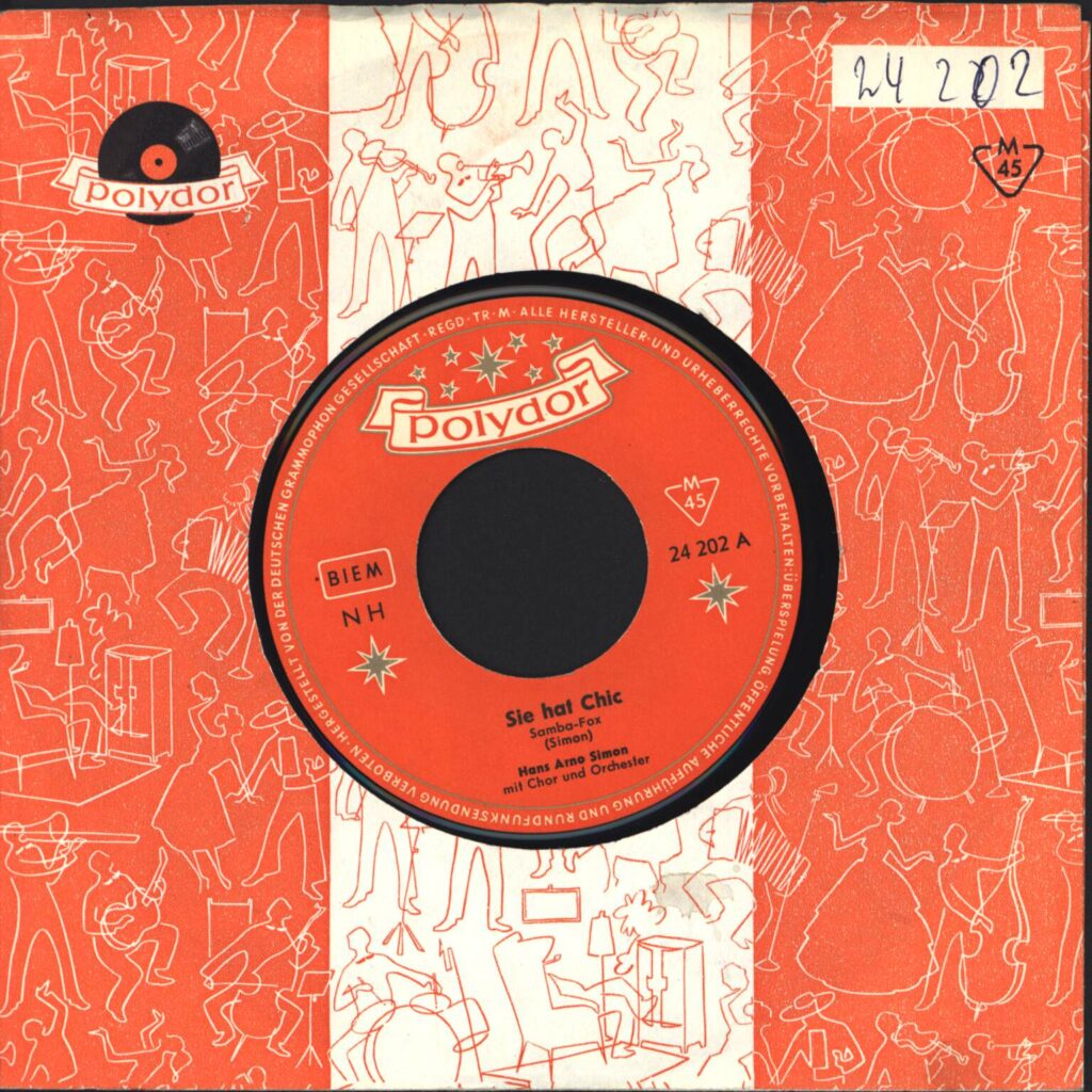 Hans Arno Simon: Sie Hat Chic, 7" Single (Vinyl)