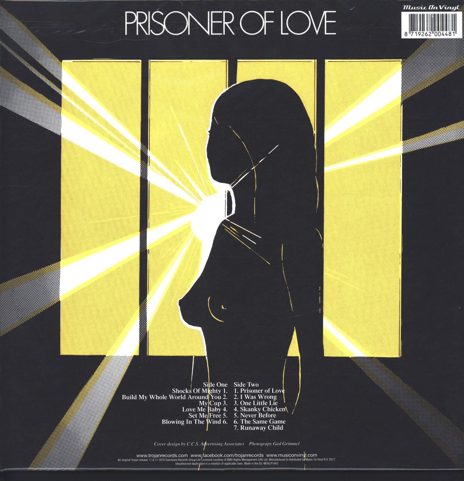 Dave Barker: Prisoner Of Love, LP (Vinyl)
