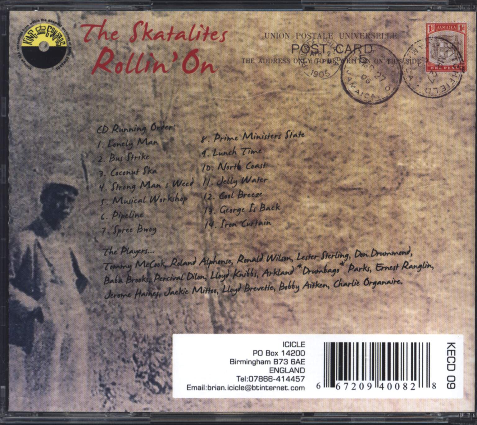 The Skatalites: Rollin' On, CD