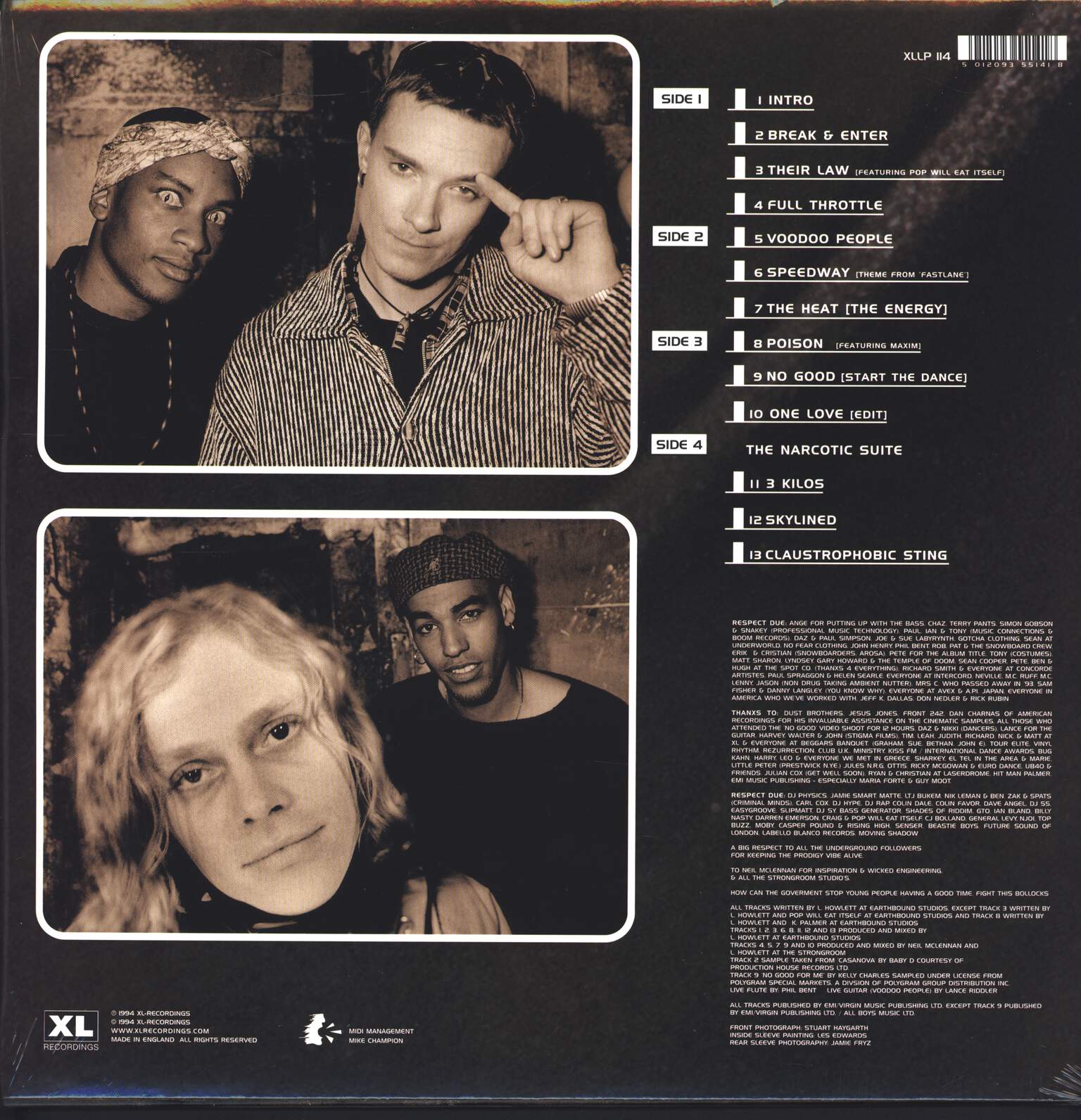The Prodigy: Music For The Jilted Generation, LP (Vinyl)