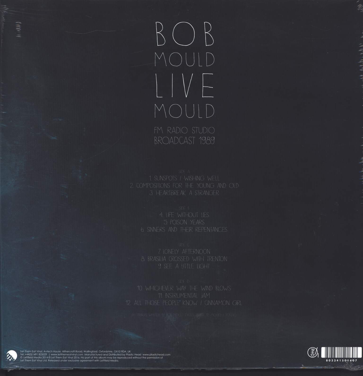 Bob Mould: Live Mould - FM Radio Studio Broadcast 1989, LP (Vinyl)