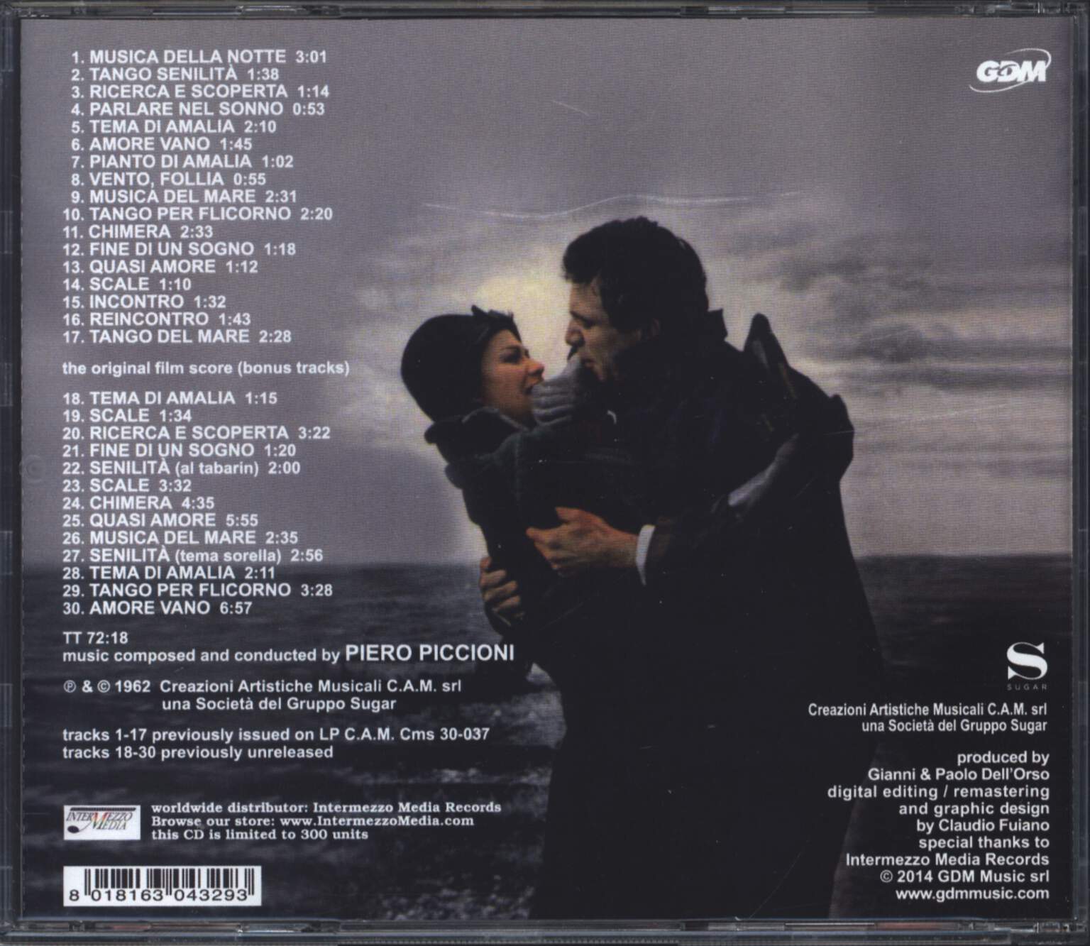 Piero Piccioni: Senilita', CD