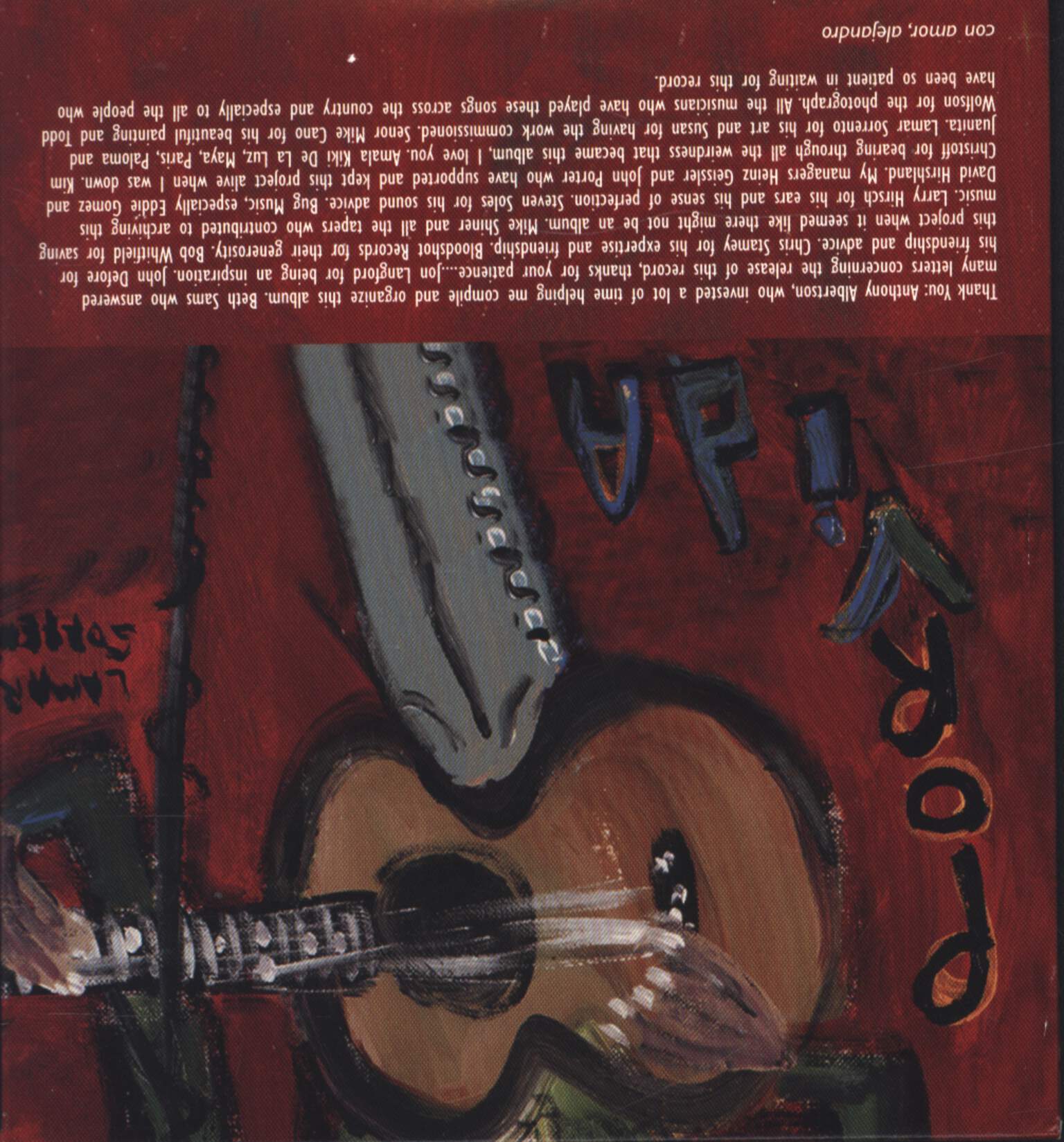 Alejandro Escovedo: Por Vida, CD