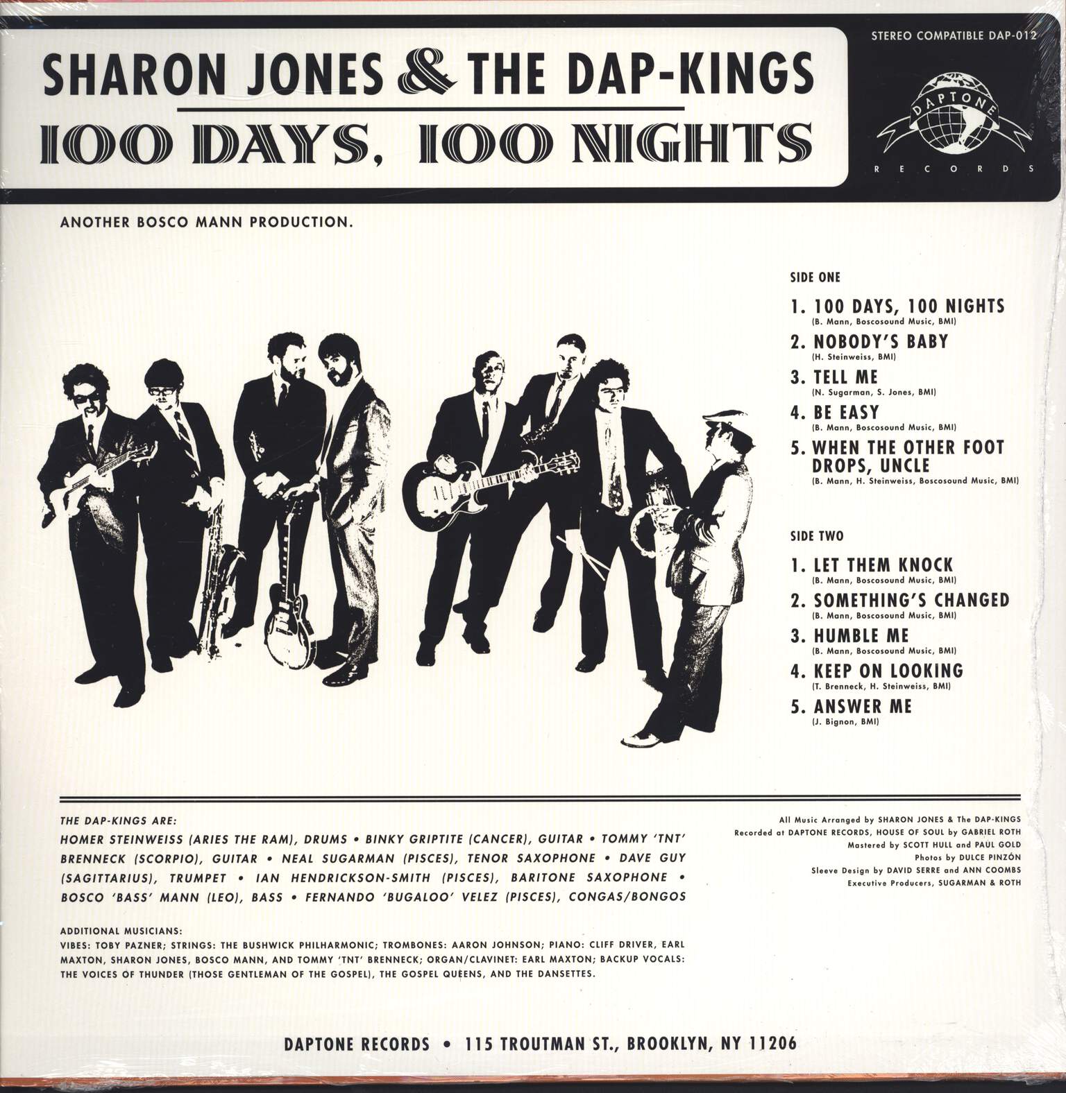 Sharon Jones & The Dap-Kings: 100 Days, 100 Nights, LP (Vinyl)
